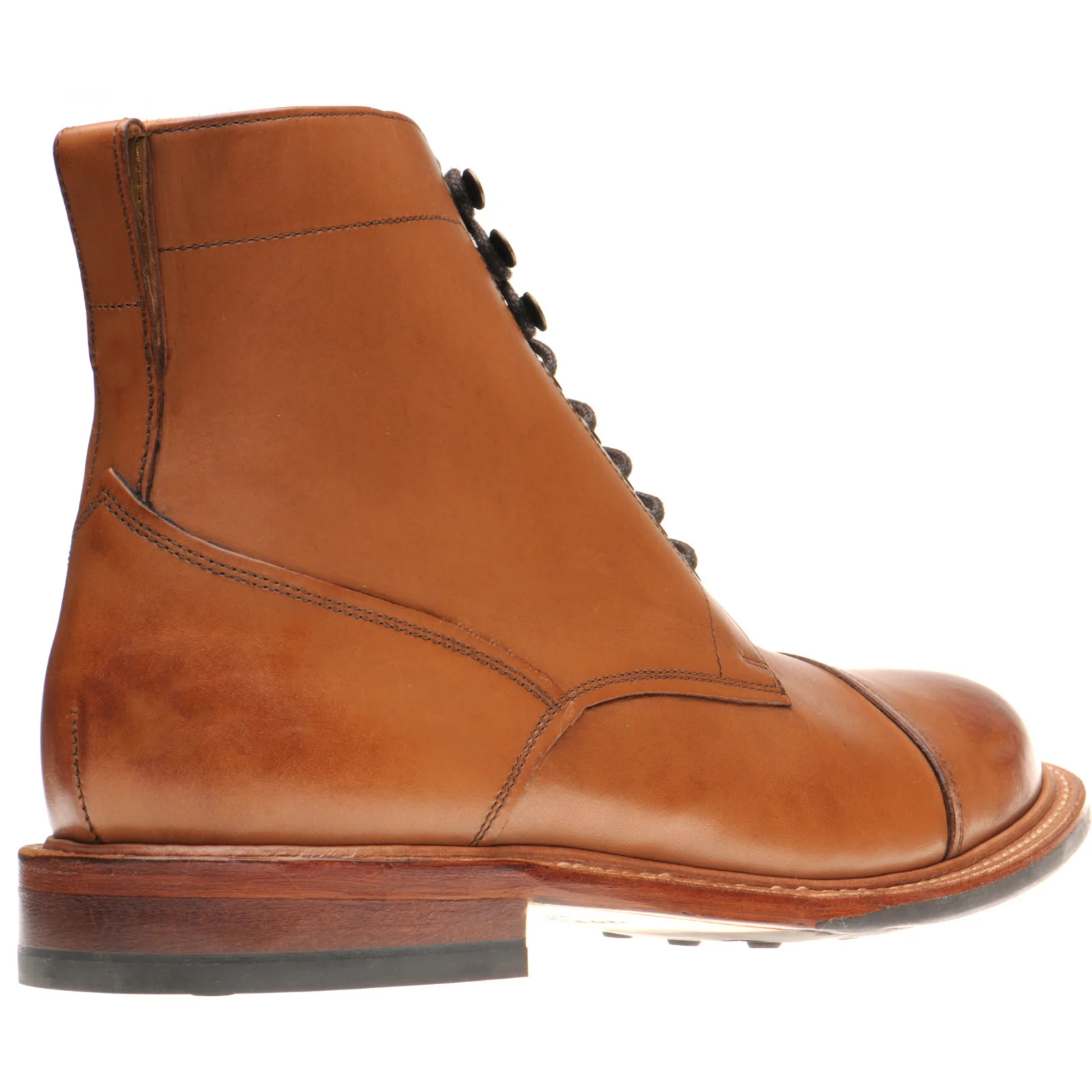 Herring Belstone mens hybrid-soled boots in tan calf - Image 4