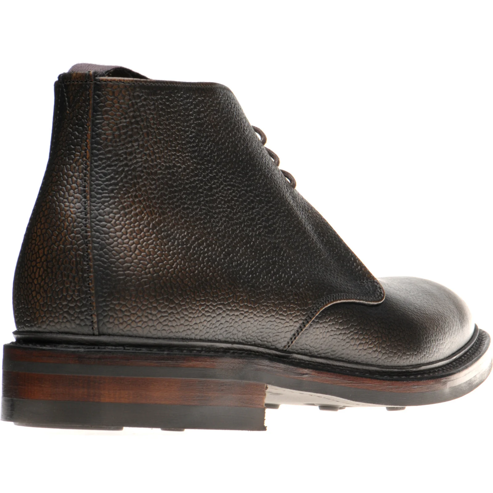 Herring Benridge mens rubber-soled boots in bronze rub off - Image 4