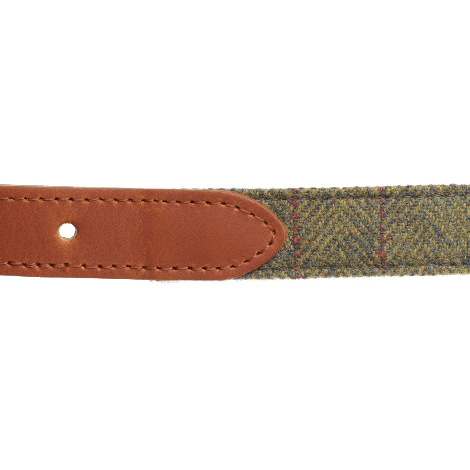 Herring Bonnie Dog Collar in tan and tweed - Image 3