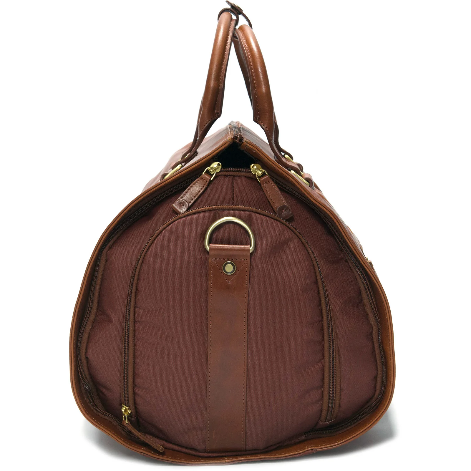 Herring Boringdon Holdall in dark chestnut - Image 3