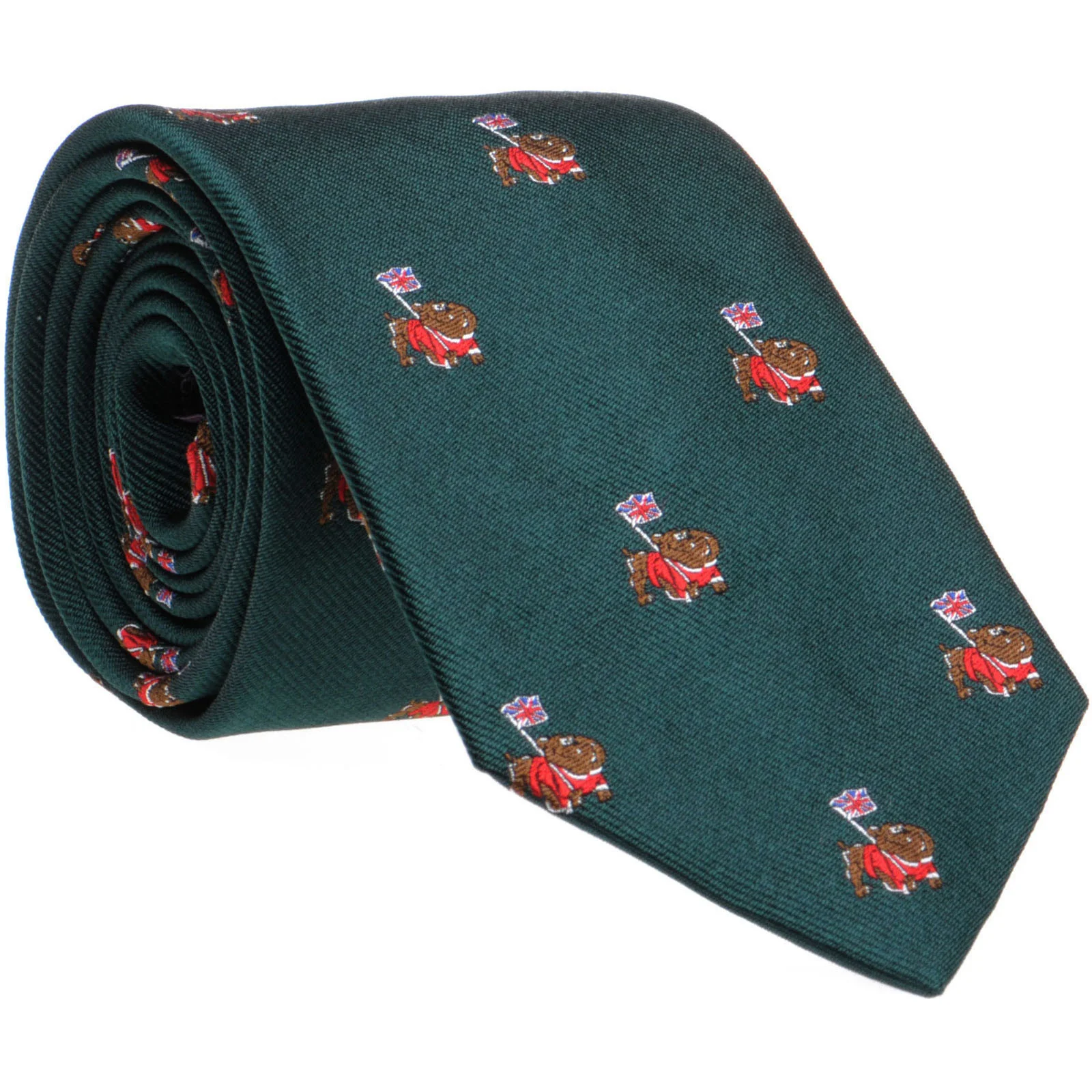 Herring British Bulldog Tie in green - Image 2