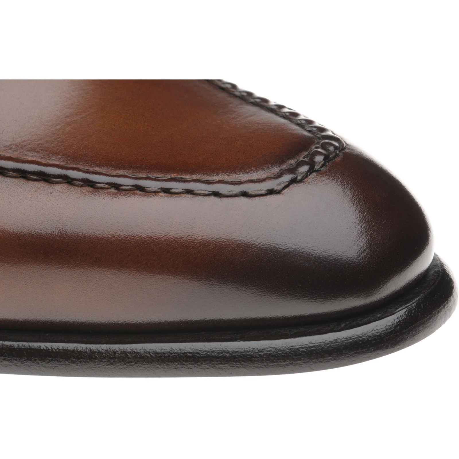 Herring Cadogan mens loafers in tobacco calf - Image 5