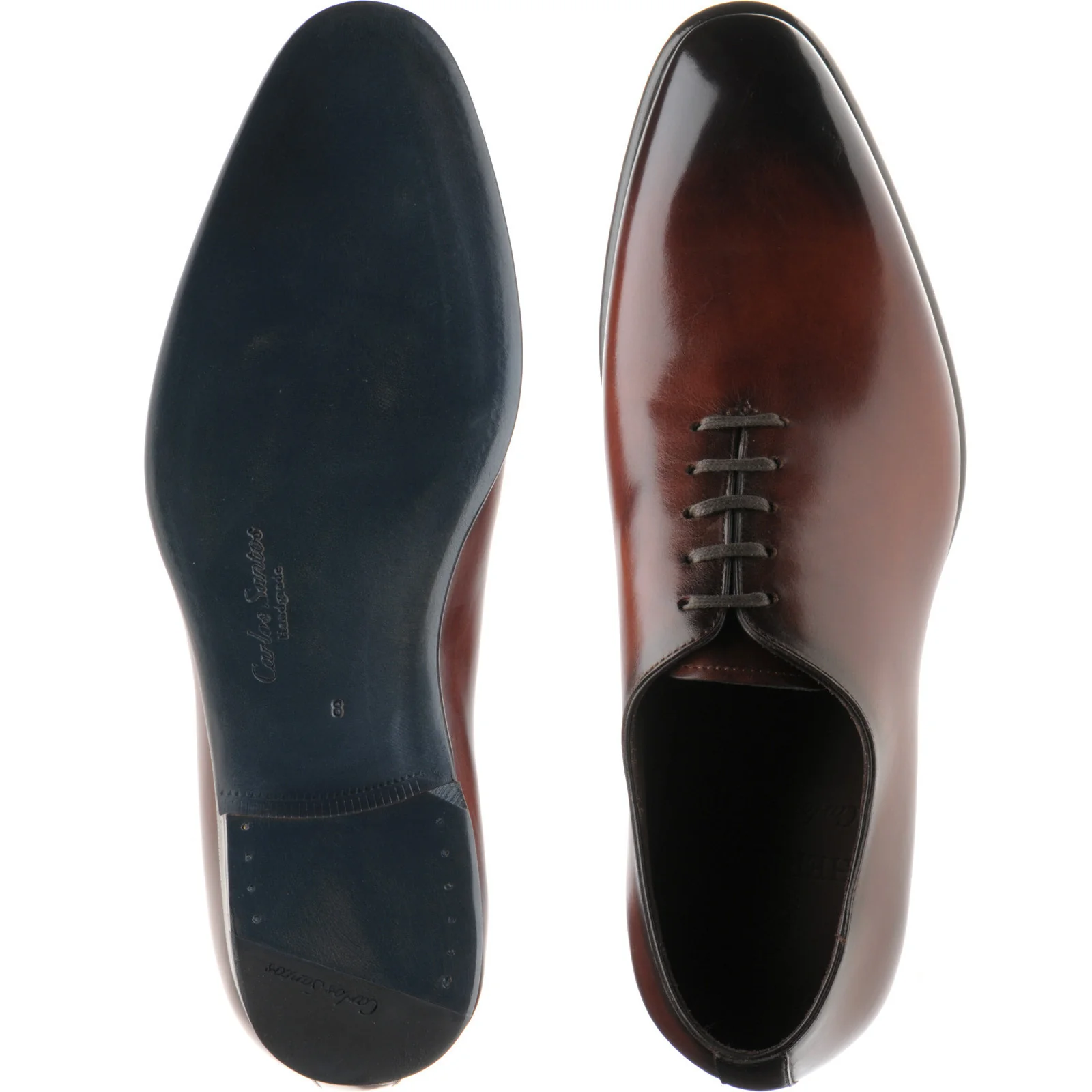 Herring Chaucer II mens Oxfords in rosewood calf - Image 3