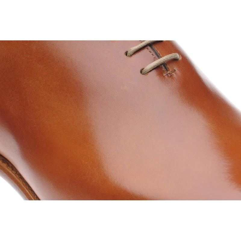 Herring Chaucer mens wholecuts in tan calf (second) - Image 4