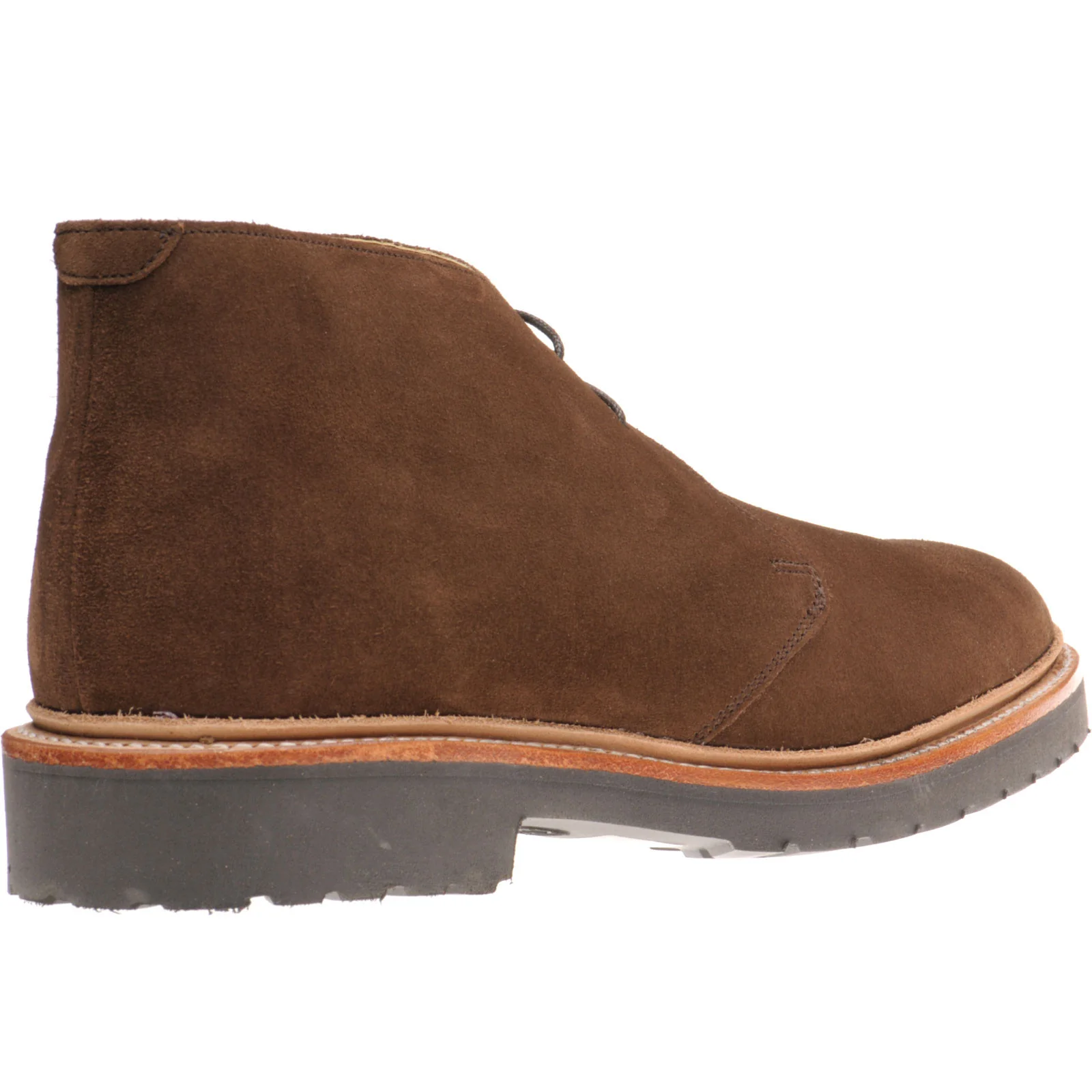 Herring Cirencester mens rubber-soled boots in castagnia suede - Image 4