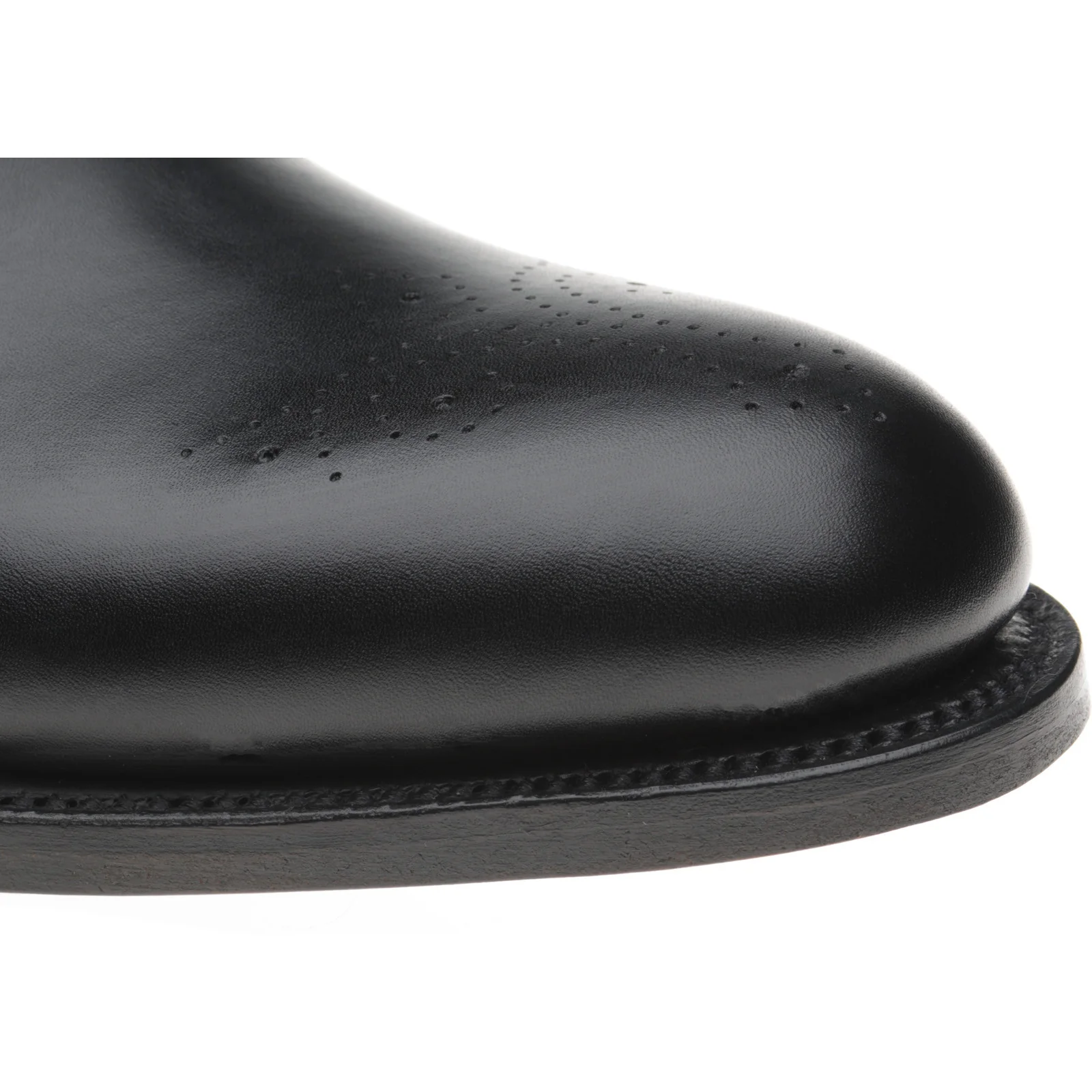 Herring Clarence mens two-tone boots in black calf and grey suede - Image 5