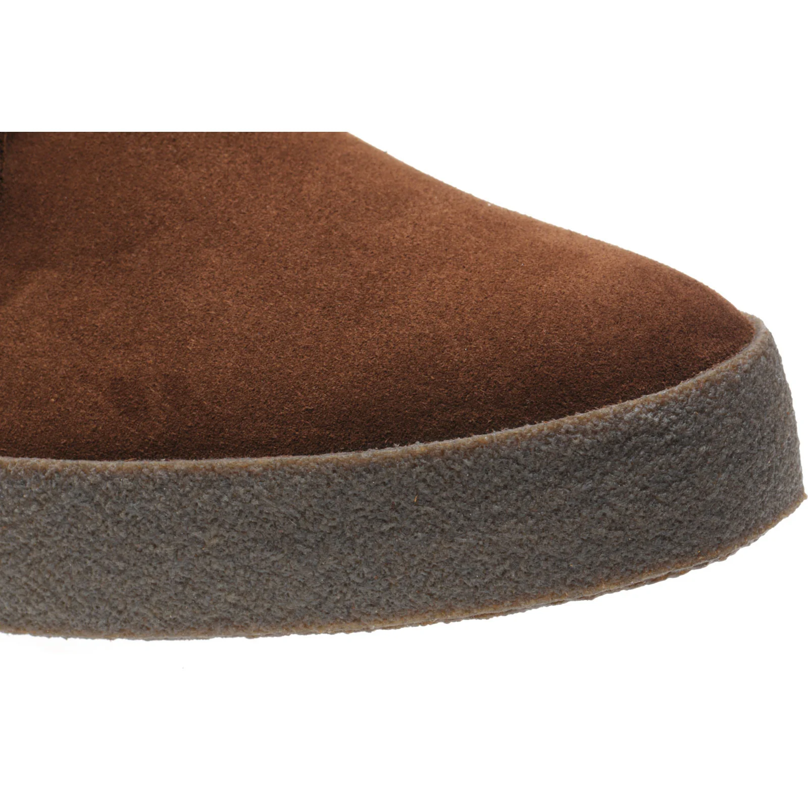 Herring Cobra mens rubber-soled Derby shoes in polo suede - Image 5