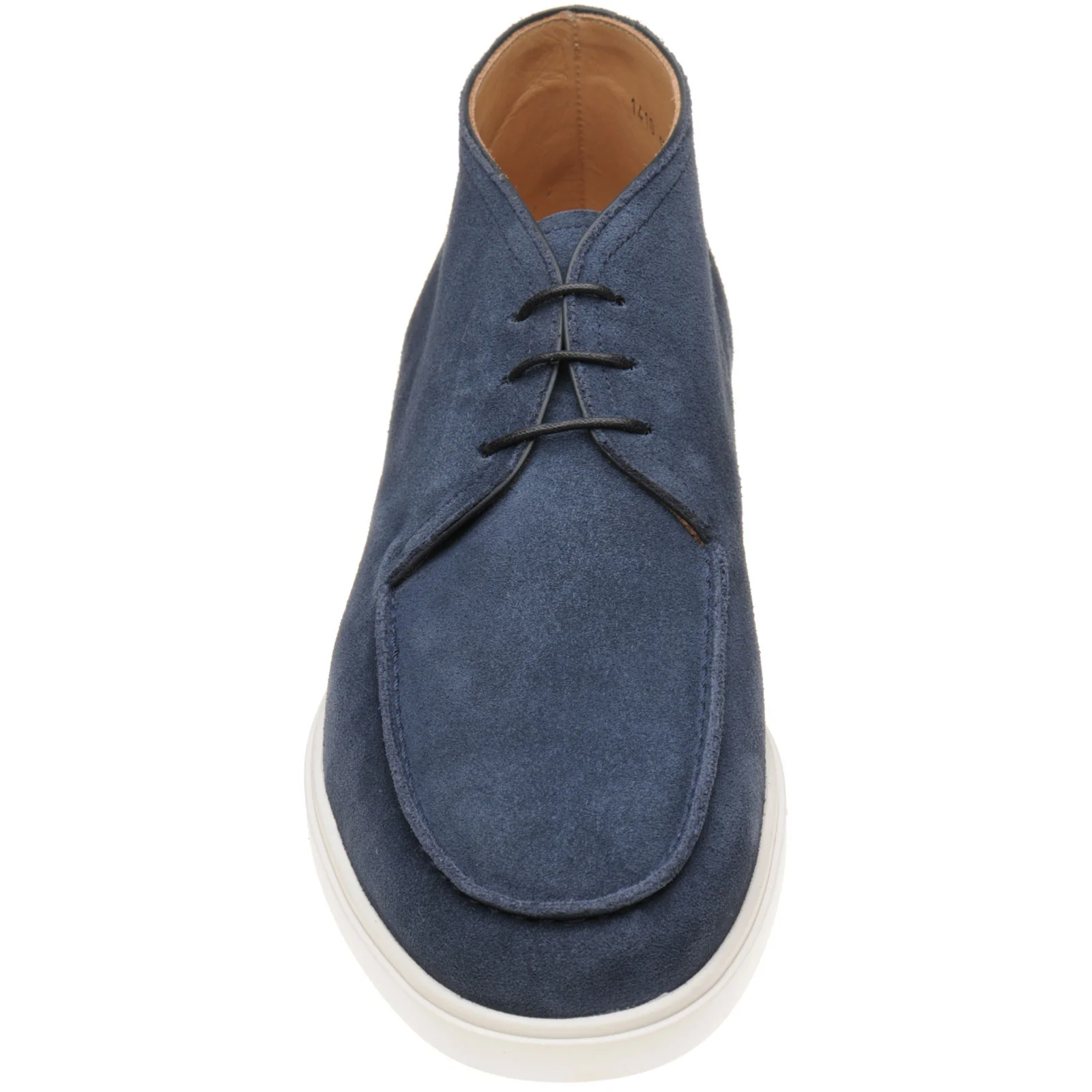 Herring Colorado mens rubber-soled boots in blue suede - Image 2