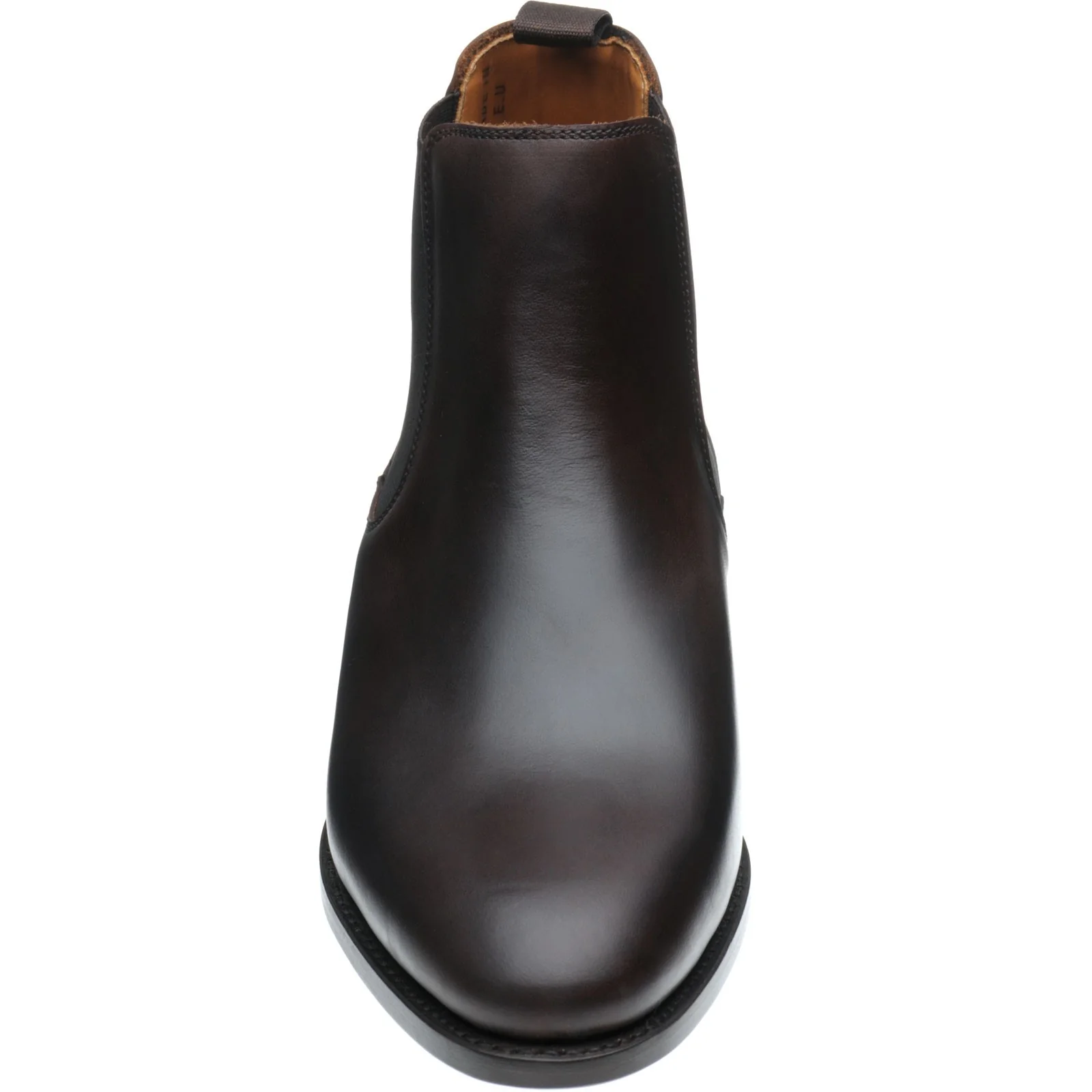 Herring Coltham II mens Chelsea boots in brown waxy - Image 2