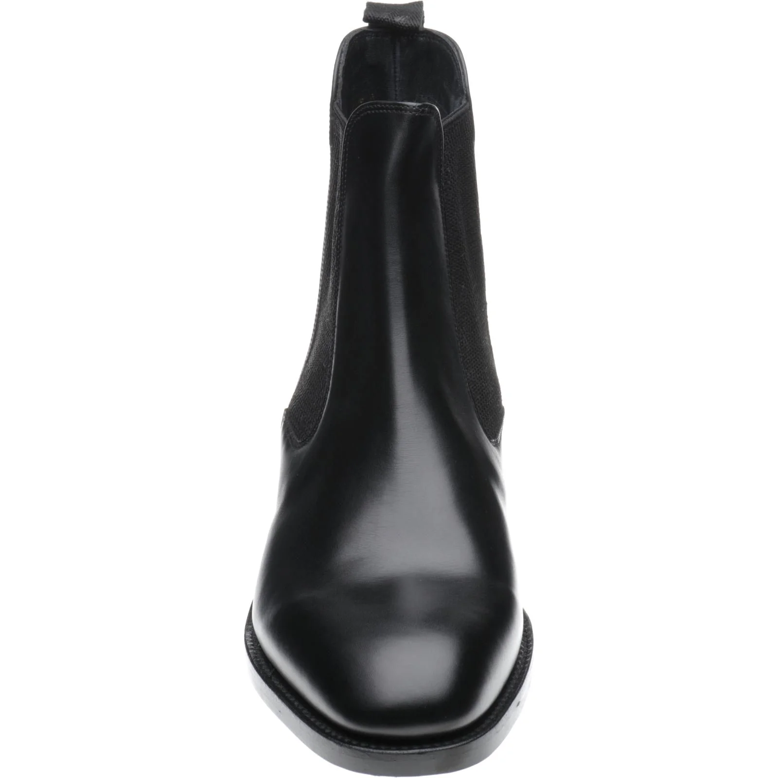 Herring Coltham mens hybrid-soled Chelsea boots in black calf (second) - Image 2