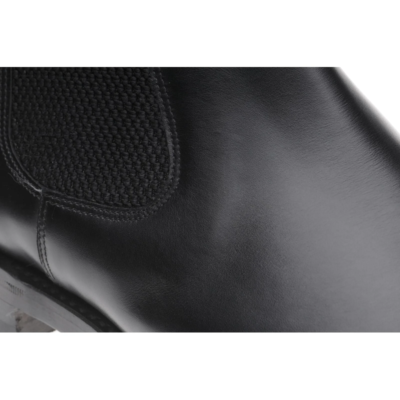 Herring Coltham mens hybrid-soled Chelsea boots in black calf (second) - Image 4