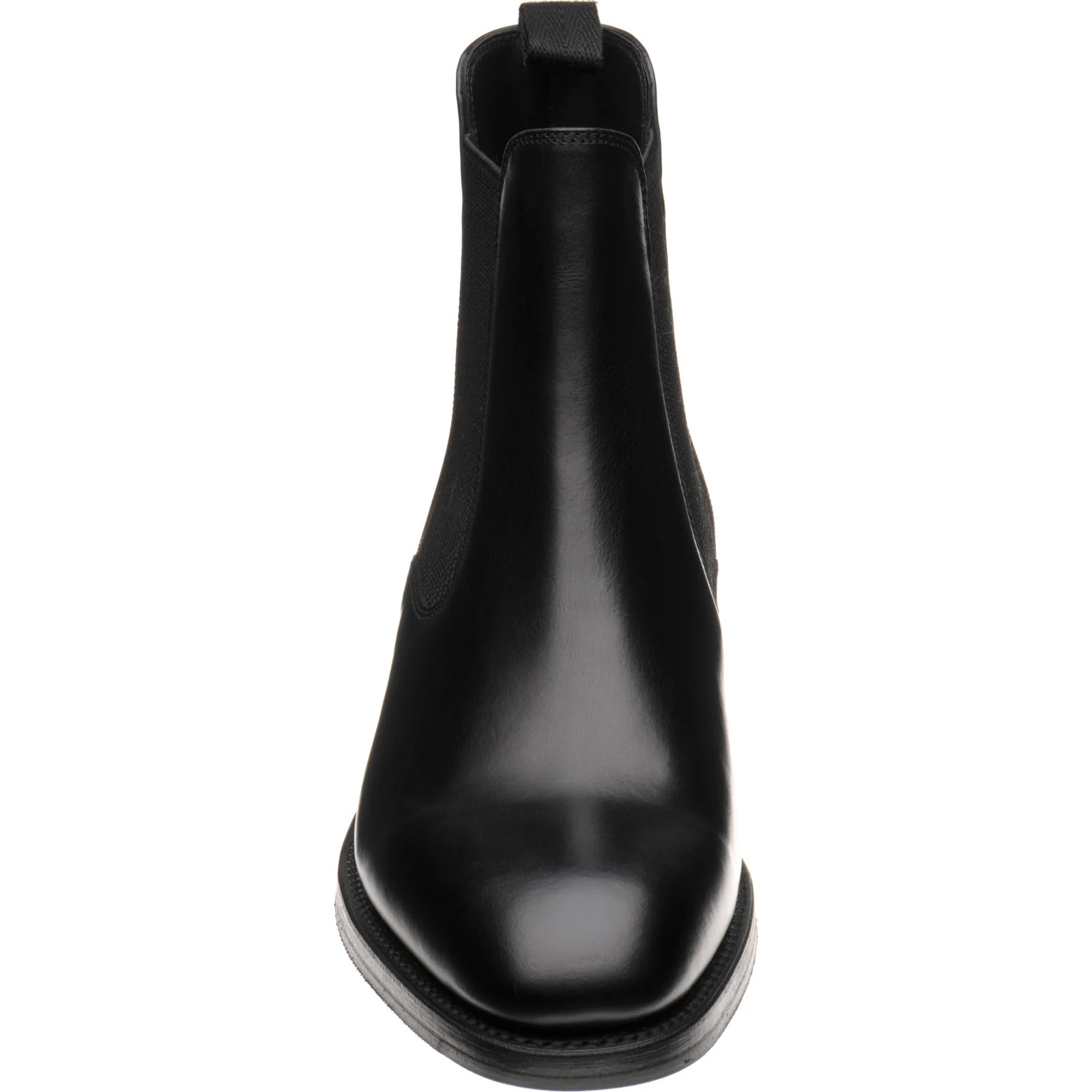 Herring Coltham mens hybrid-soled Chelsea boots in black calf (second) - Image 2