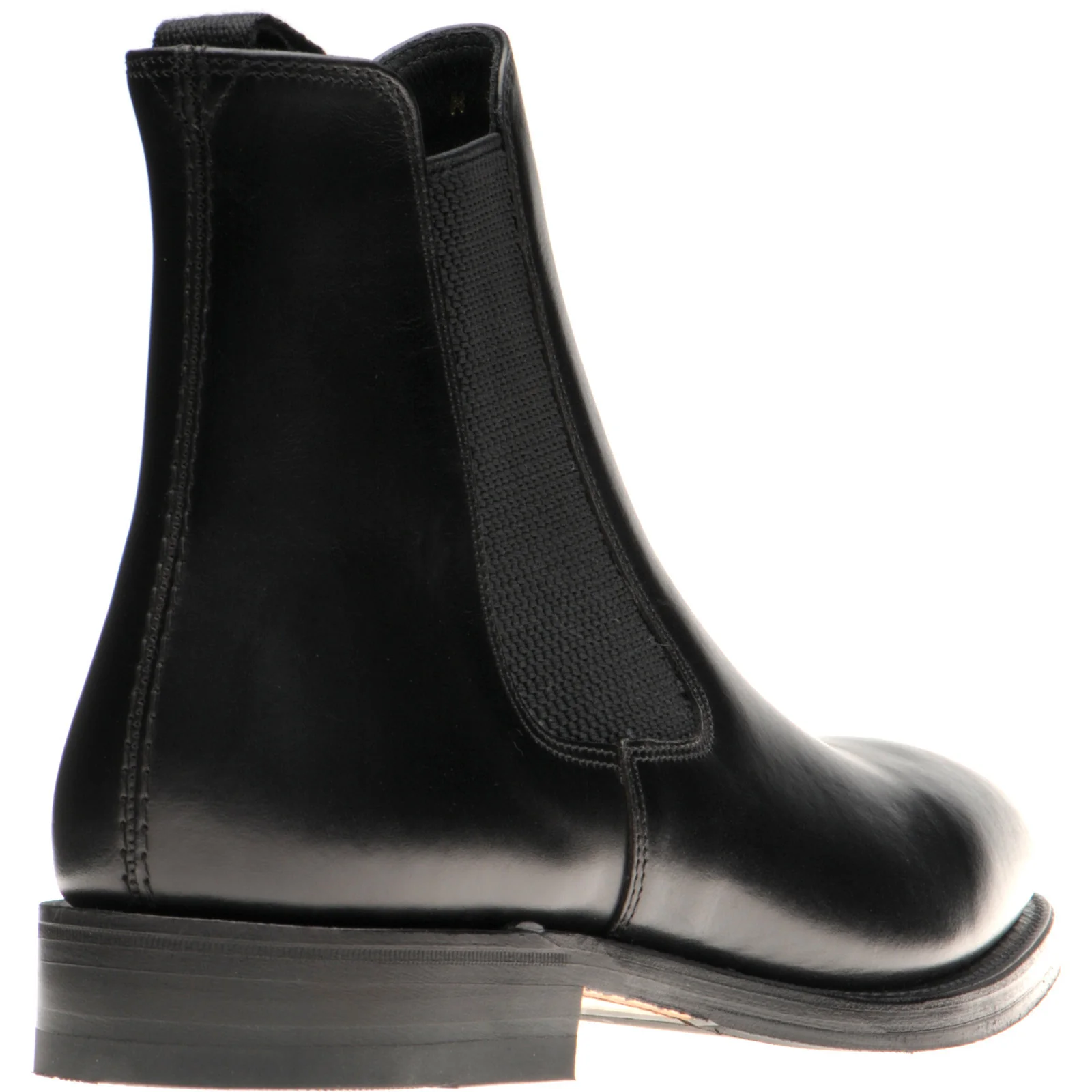 Herring Coltham mens hybrid-soled Chelsea boots in black calf (second) - Image 4