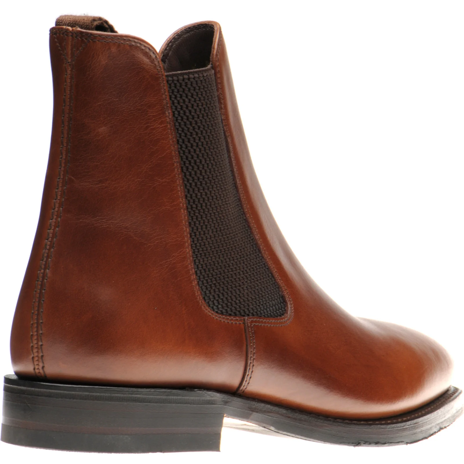 Herring Coltham mens hybrid-soled Chelsea boots in brown waxy calf - Image 4