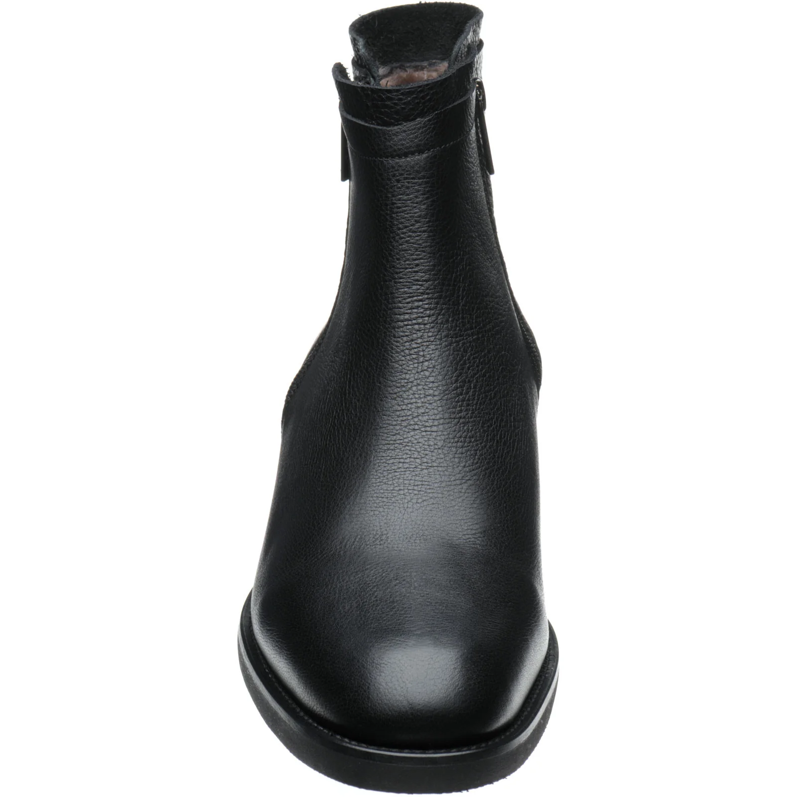 Herring Copenhagen (Warm Lined) mens rubber-soled Chelsea boots in black calf - Image 2