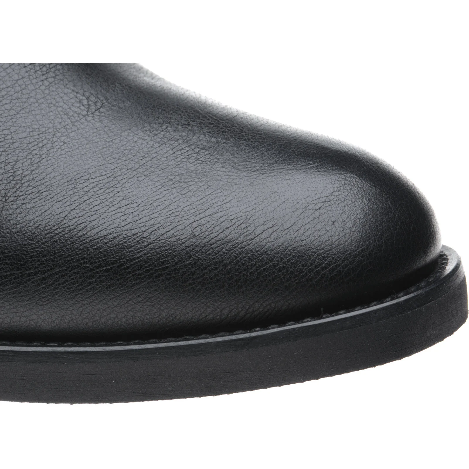 Herring Copenhagen (Warm Lined) mens rubber-soled Chelsea boots in black calf - Image 5