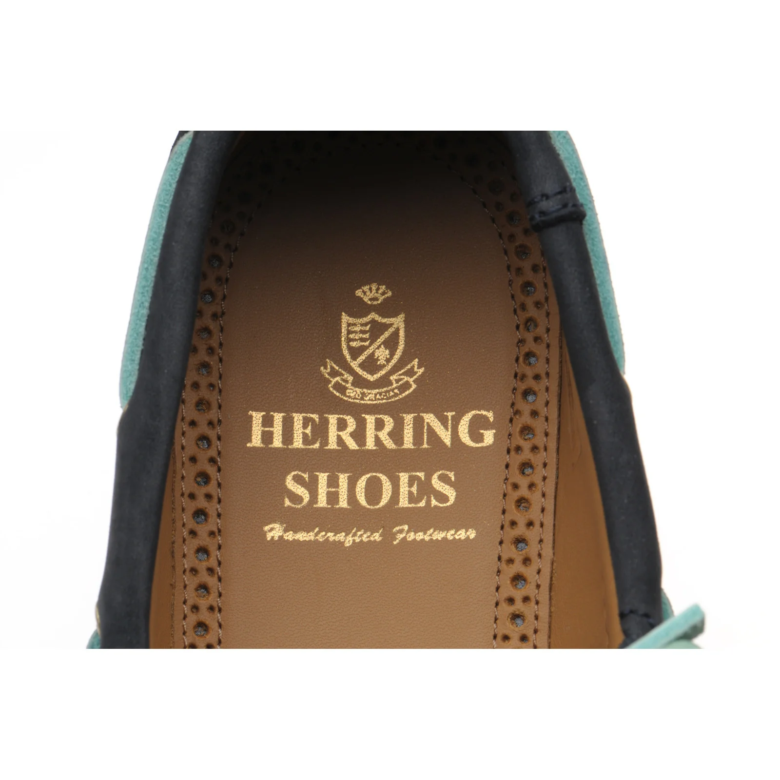 Herring Cordelia ladies rubber-soled deck shoes in navy nubuck - Image 5