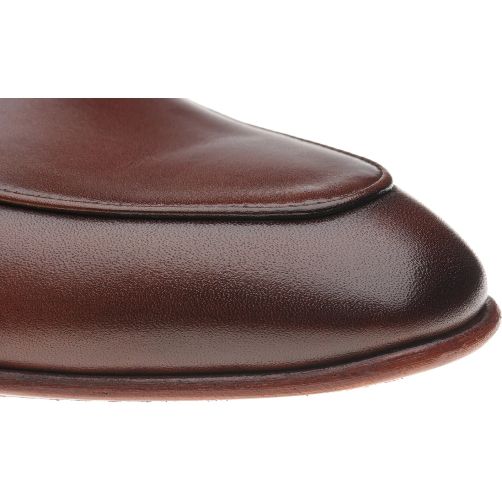 Herring Dillon mens loafers in conker calf - Image 5
