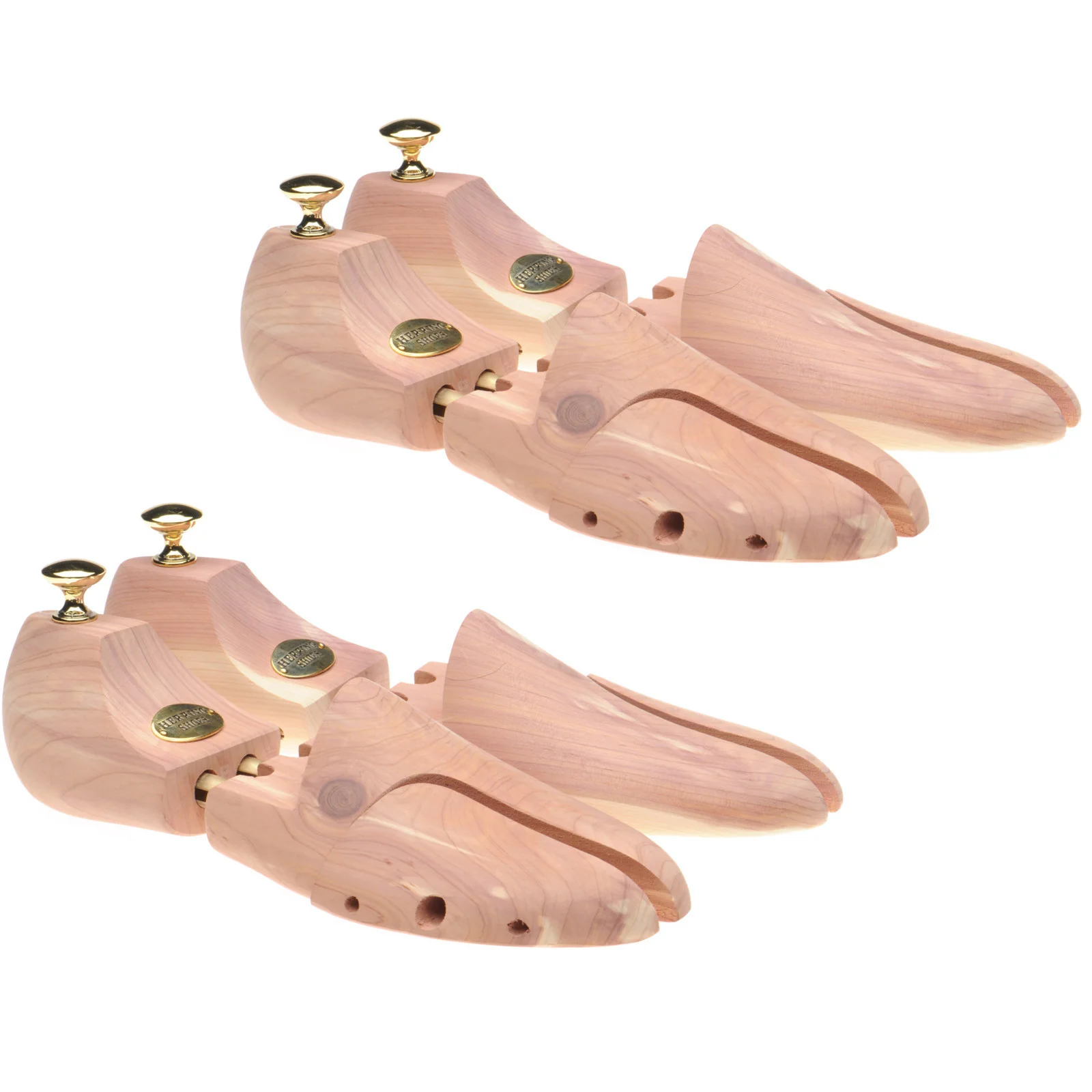 Herring Double Pack of Cedar Expanding Shoe Trees in cedar