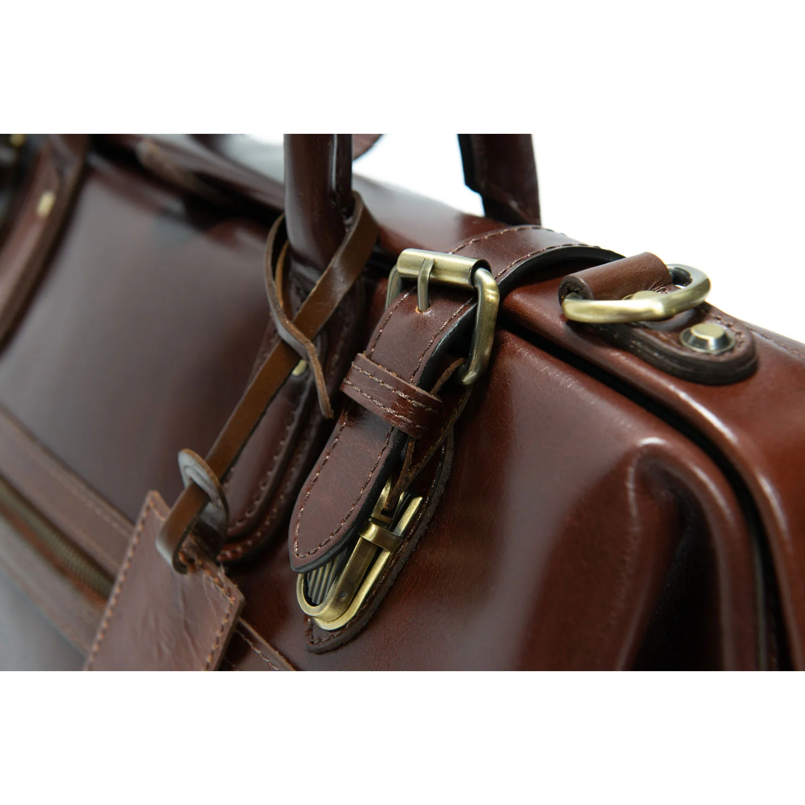 Herring Draycott II Doctors Bag in brandy - Image 5