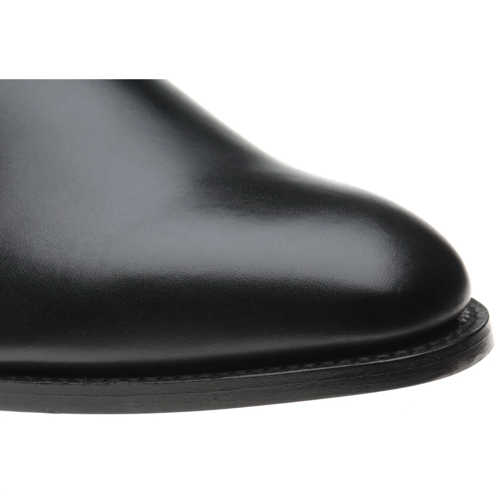 Herring Edgbaston mens monk shoes in black calf - Image 5