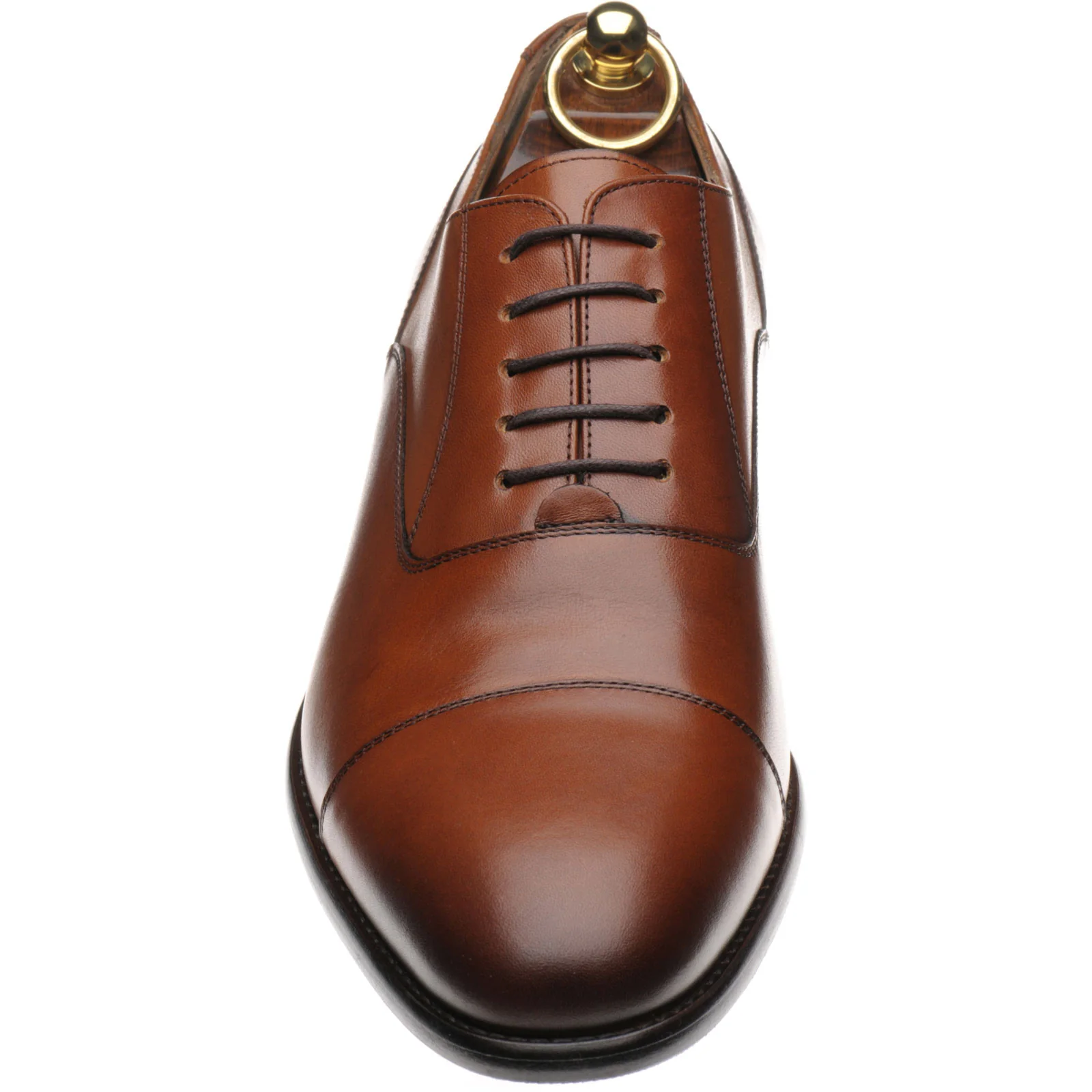 Herring Edgeware II mens hybrid-soled Oxfords in brown calf - Image 2