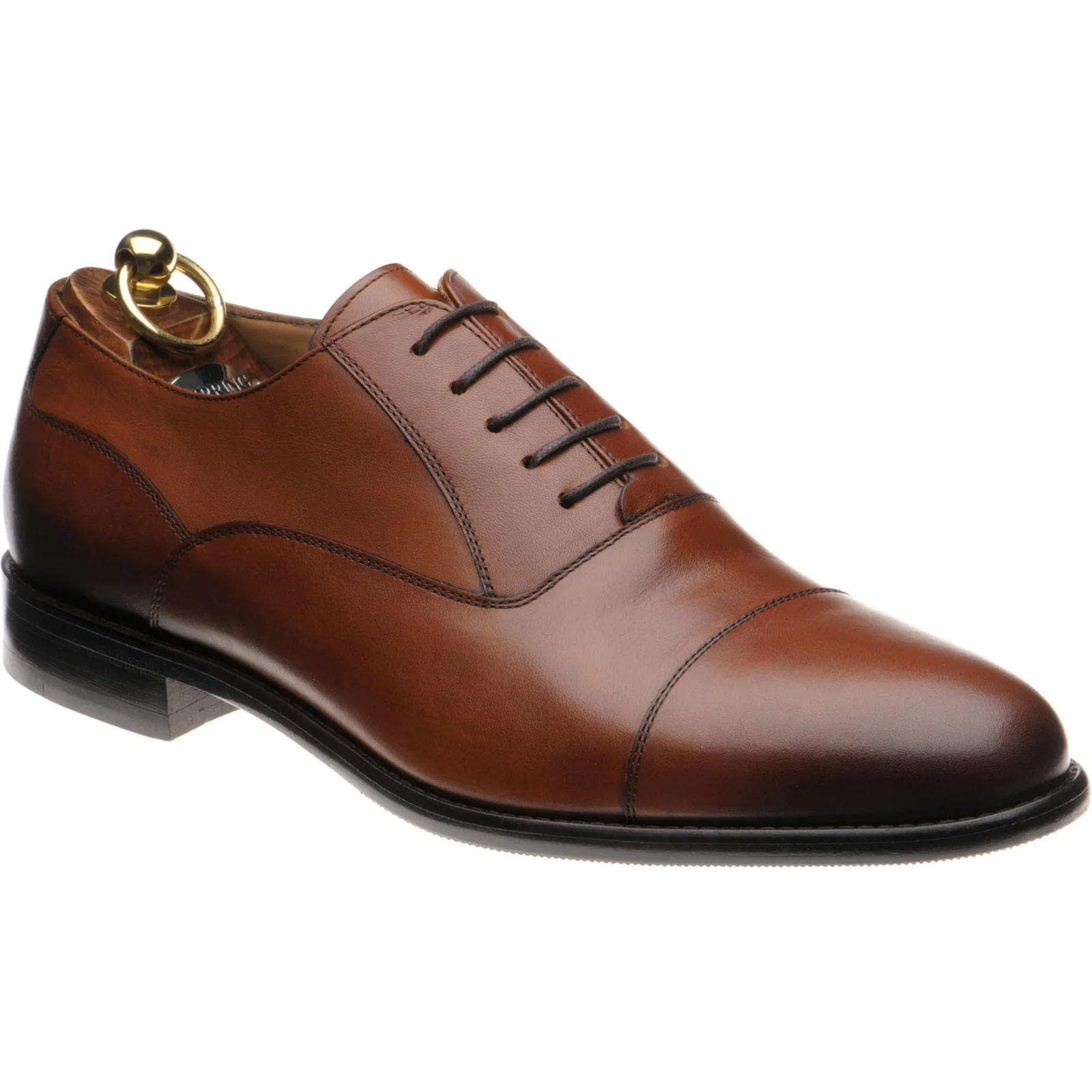 Herring Edgeware II mens hybrid-soled Oxfords in brown calf (second)