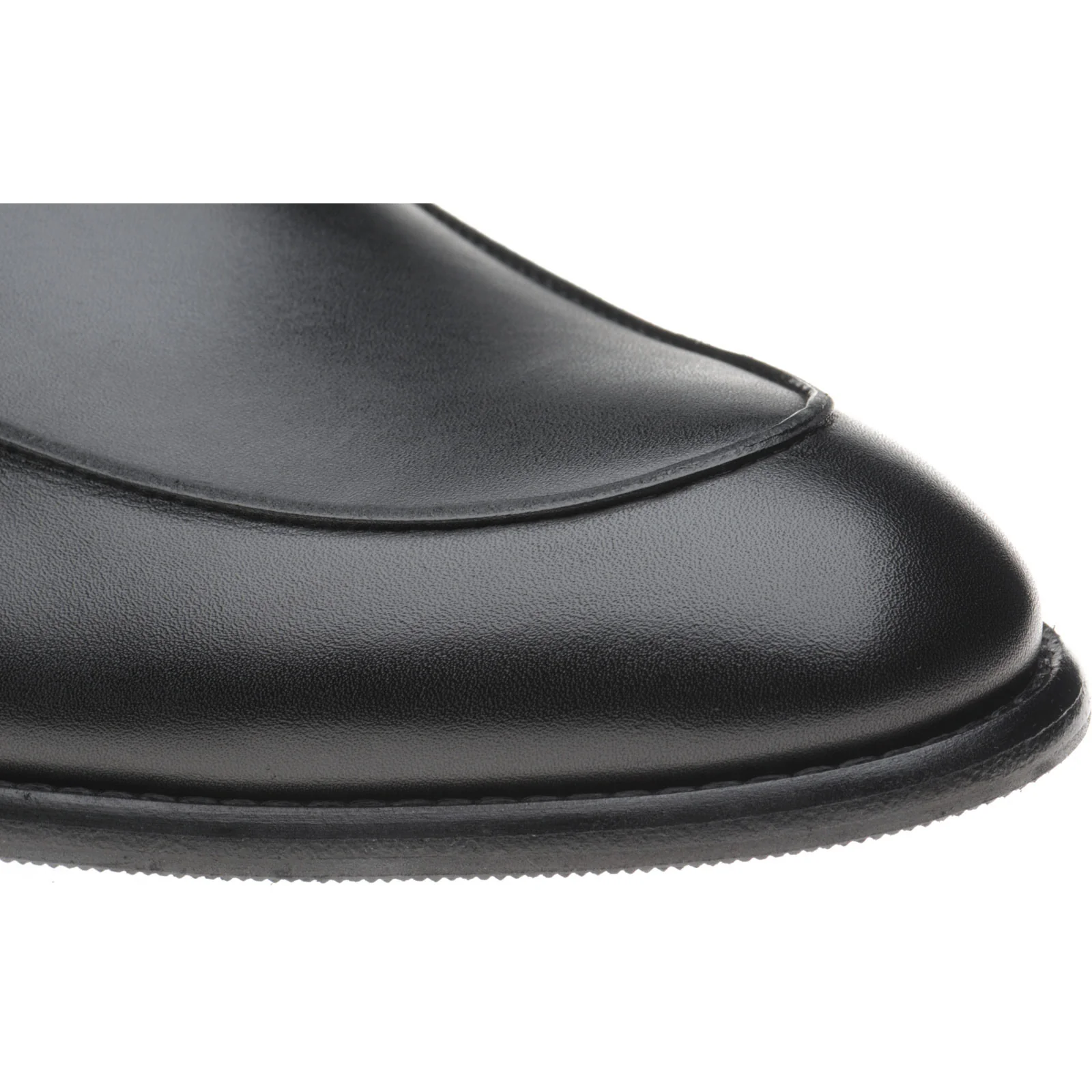 Herring Edmonton II mens hybrid-soled loafers in black calf - Image 5