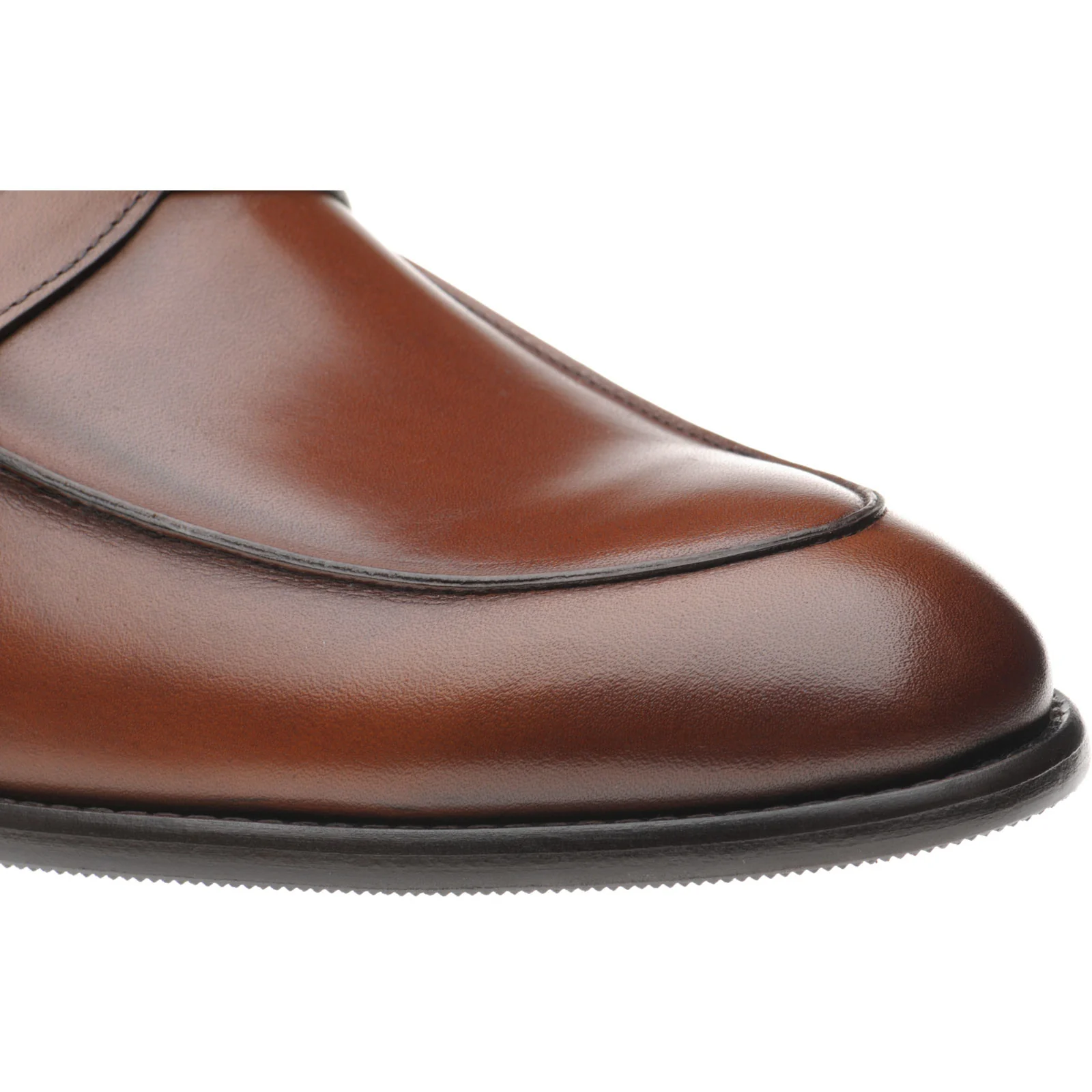 Herring Edmonton II mens hybrid-soled loafers in brown calf - Image 5