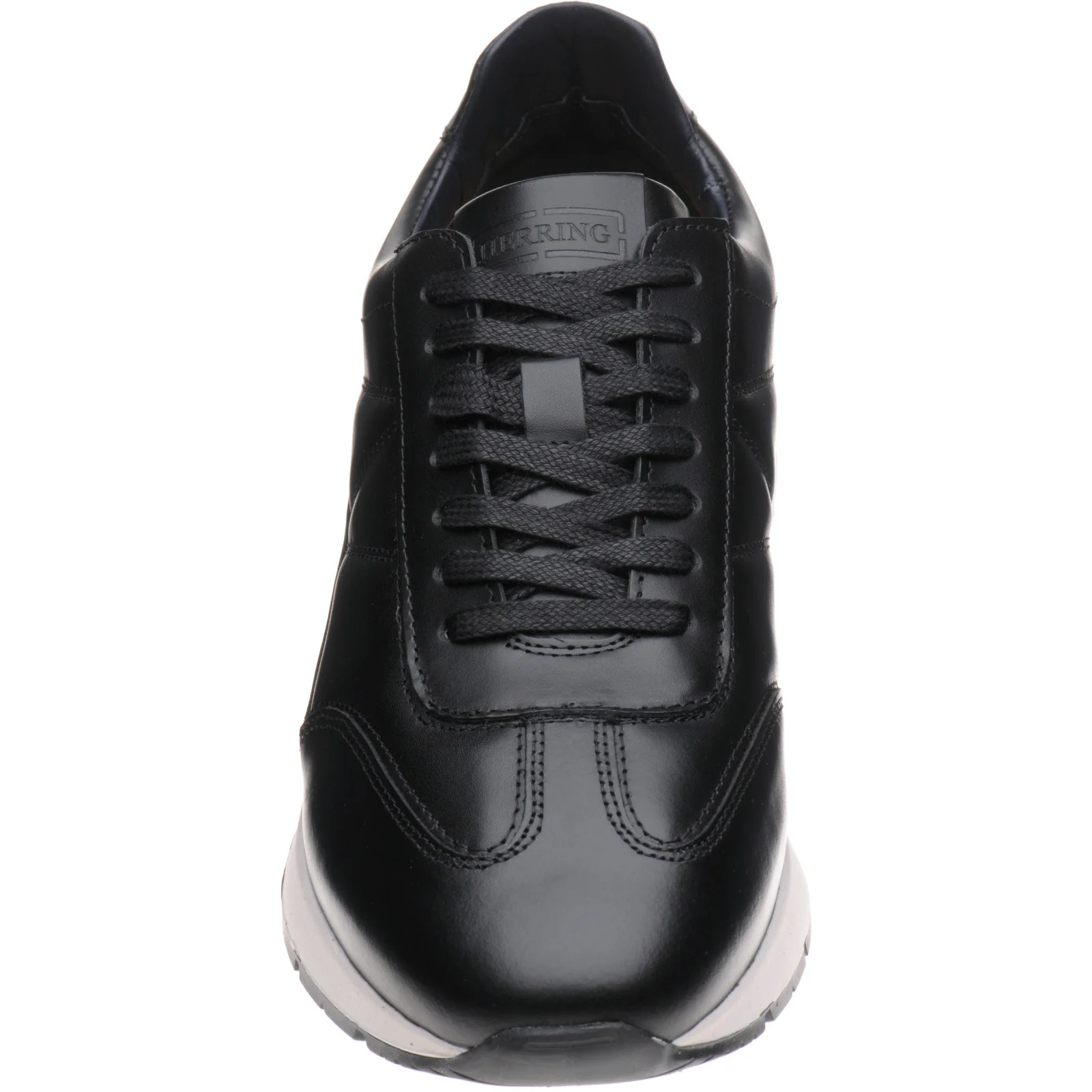Herring Elan mens rubber-soled in black calf - Image 2