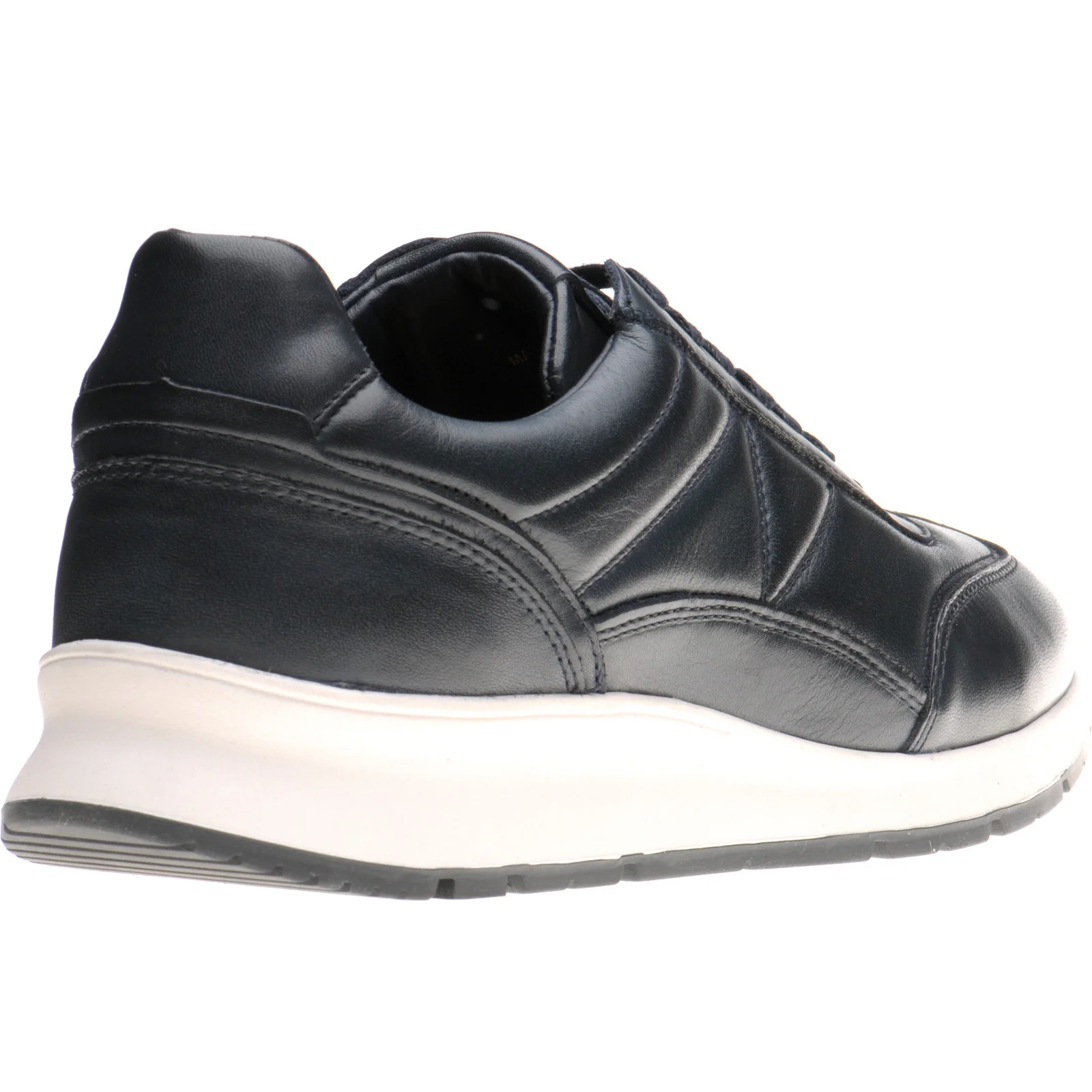 Herring Elan mens rubber-soled in navy calf - Image 4
