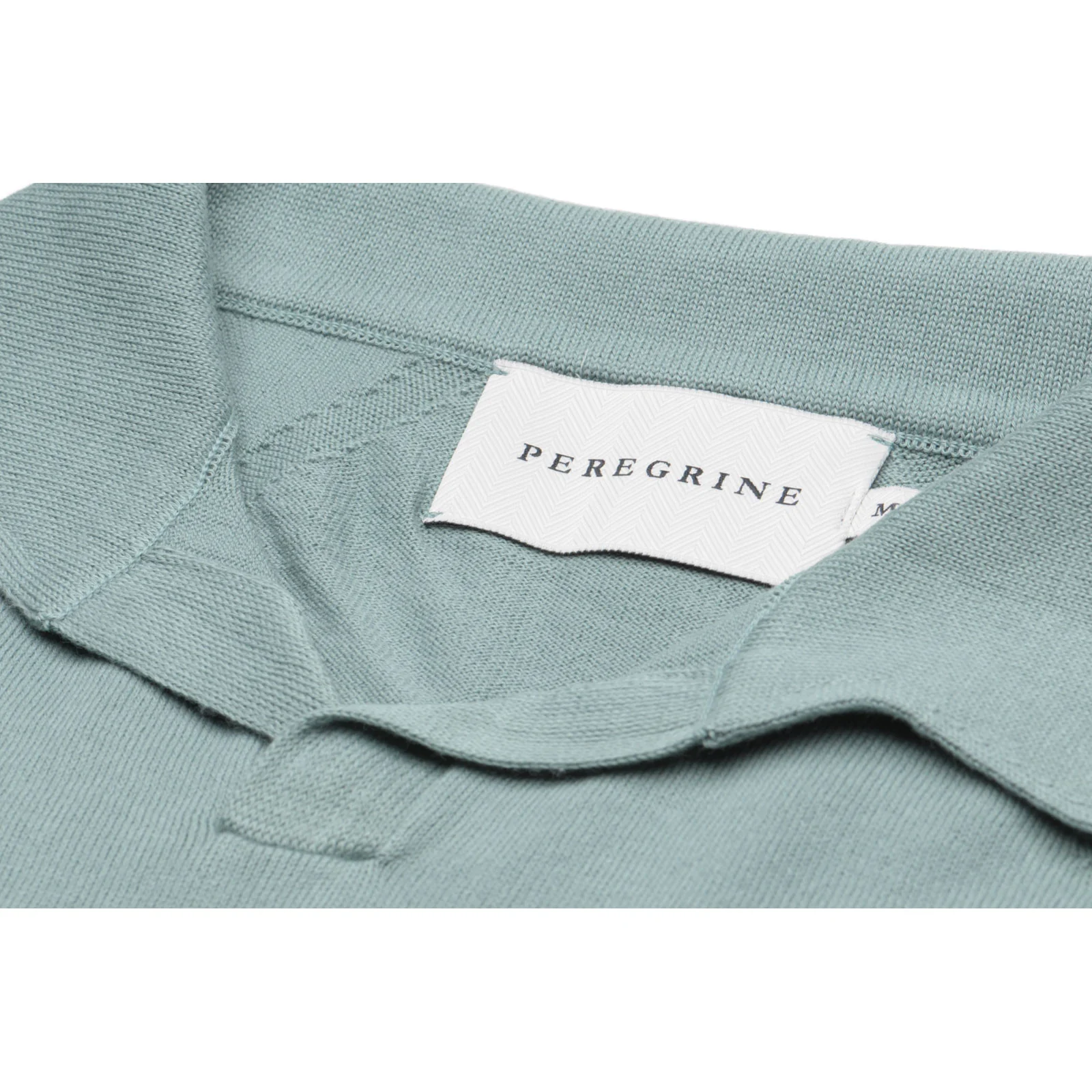 Herring Emery Polo Shirt by Peregrine in seafoam - Image 2
