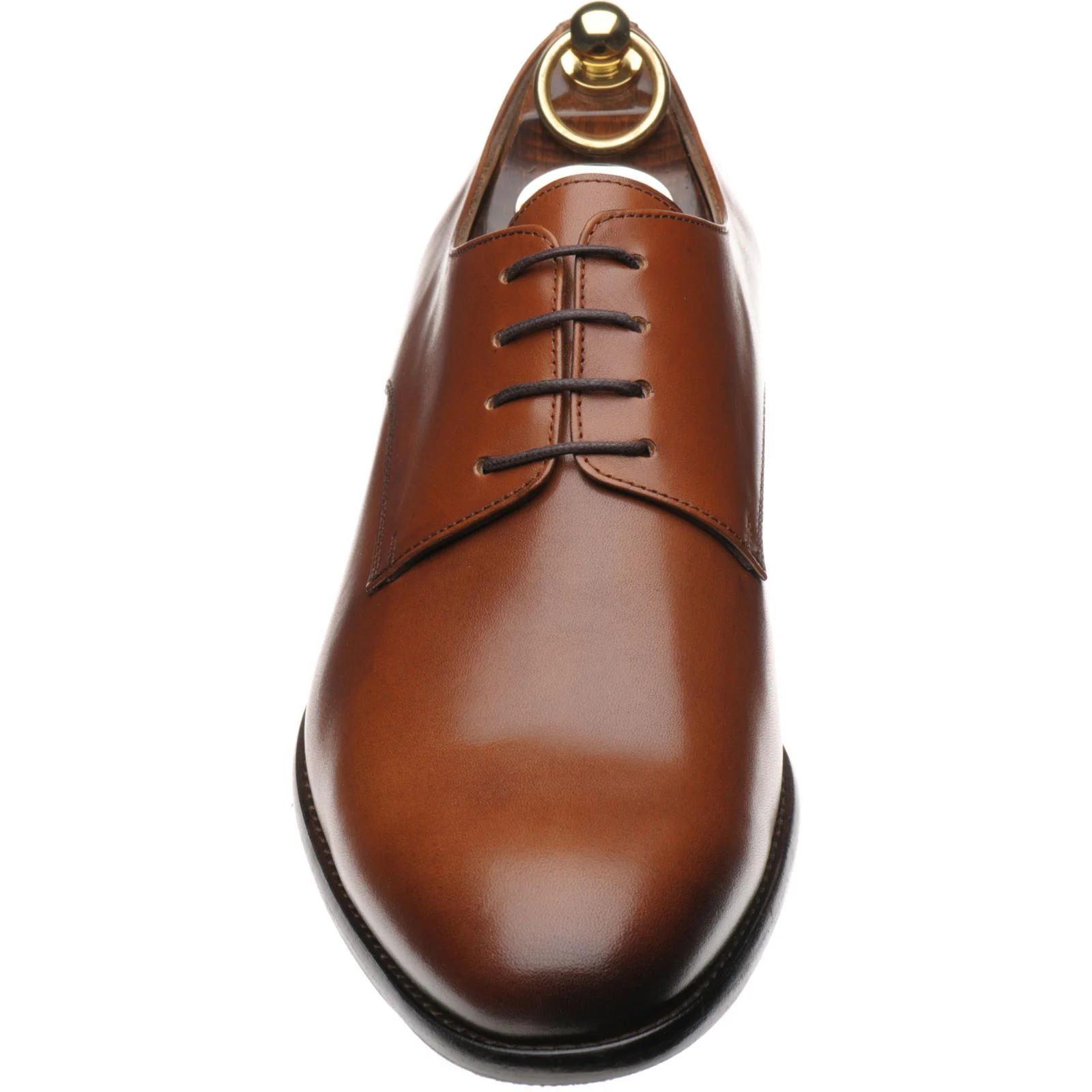 Herring Epping II mens hybrid-soled Derby shoes in brown calf - Image 2