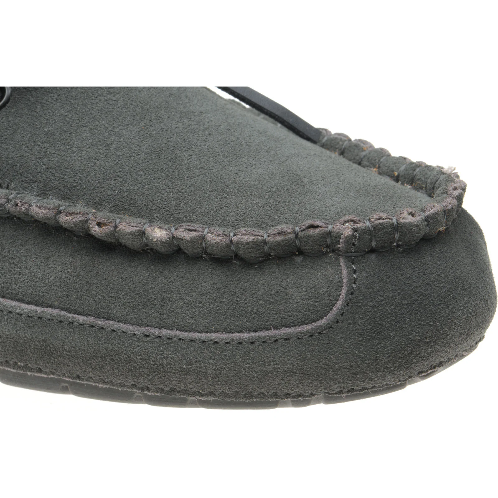 Herring Fergus rubber-soled slippers in grey - Image 5