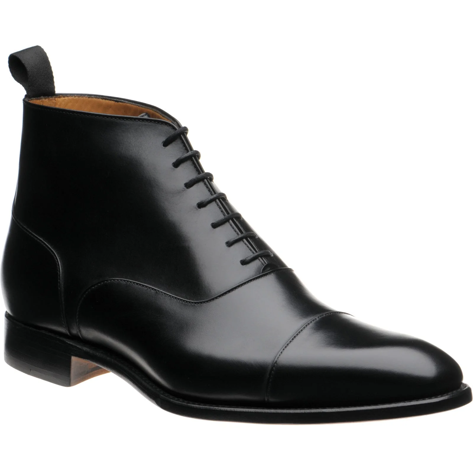 Herring Flynn mens boots in black calf