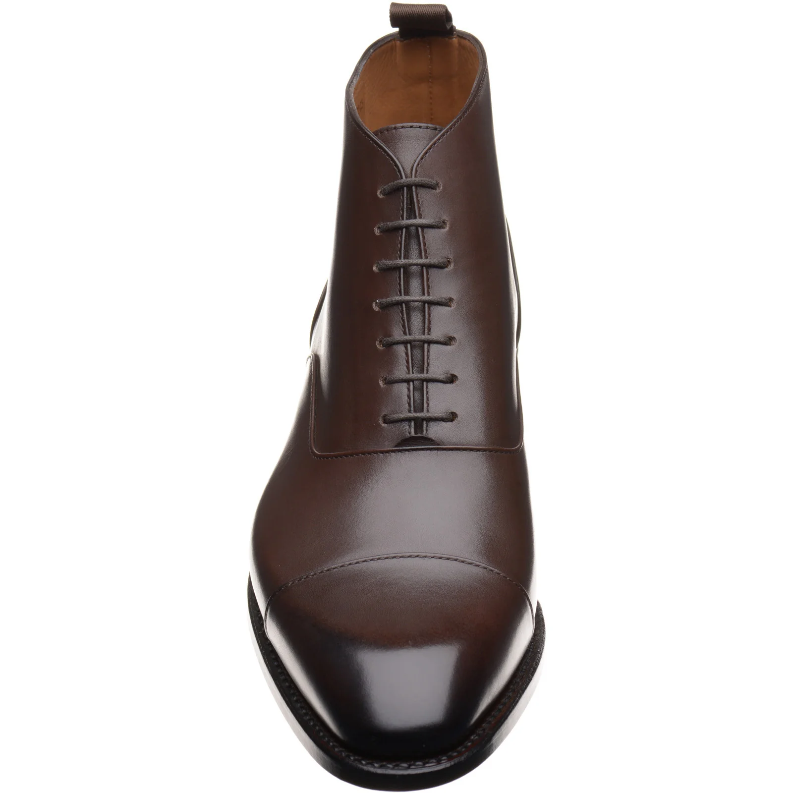 Herring Flynn mens boots in dark brown calf - Image 2