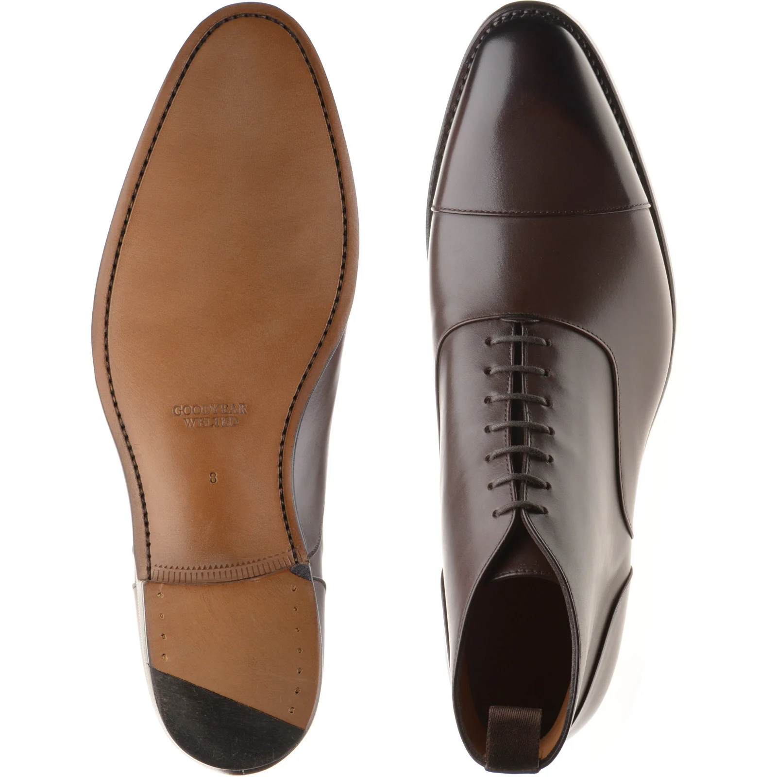 Herring Flynn mens boots in dark brown calf - Image 3