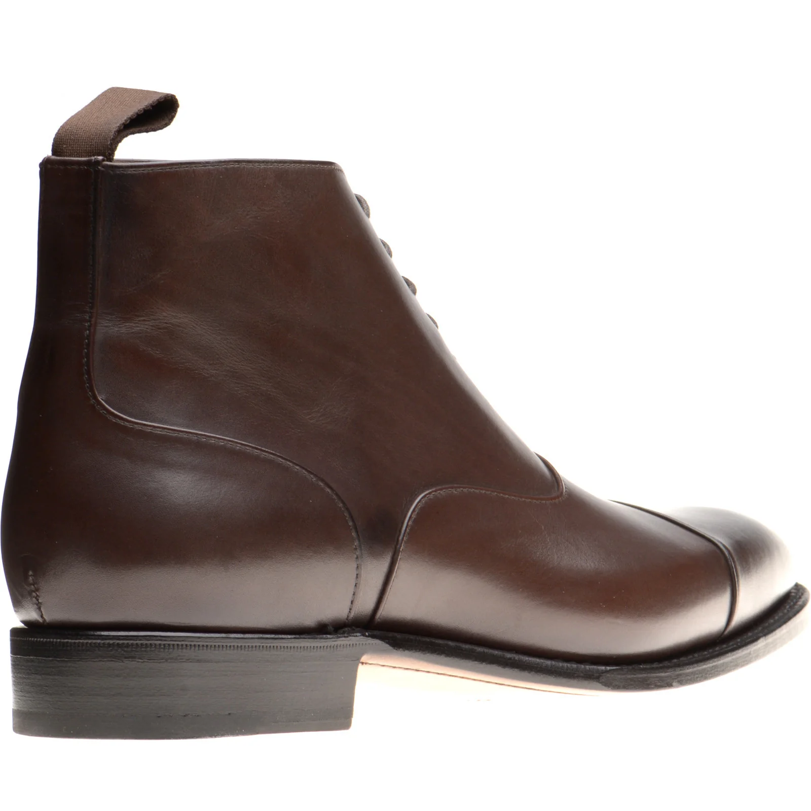 Herring Flynn mens boots in dark brown calf - Image 4