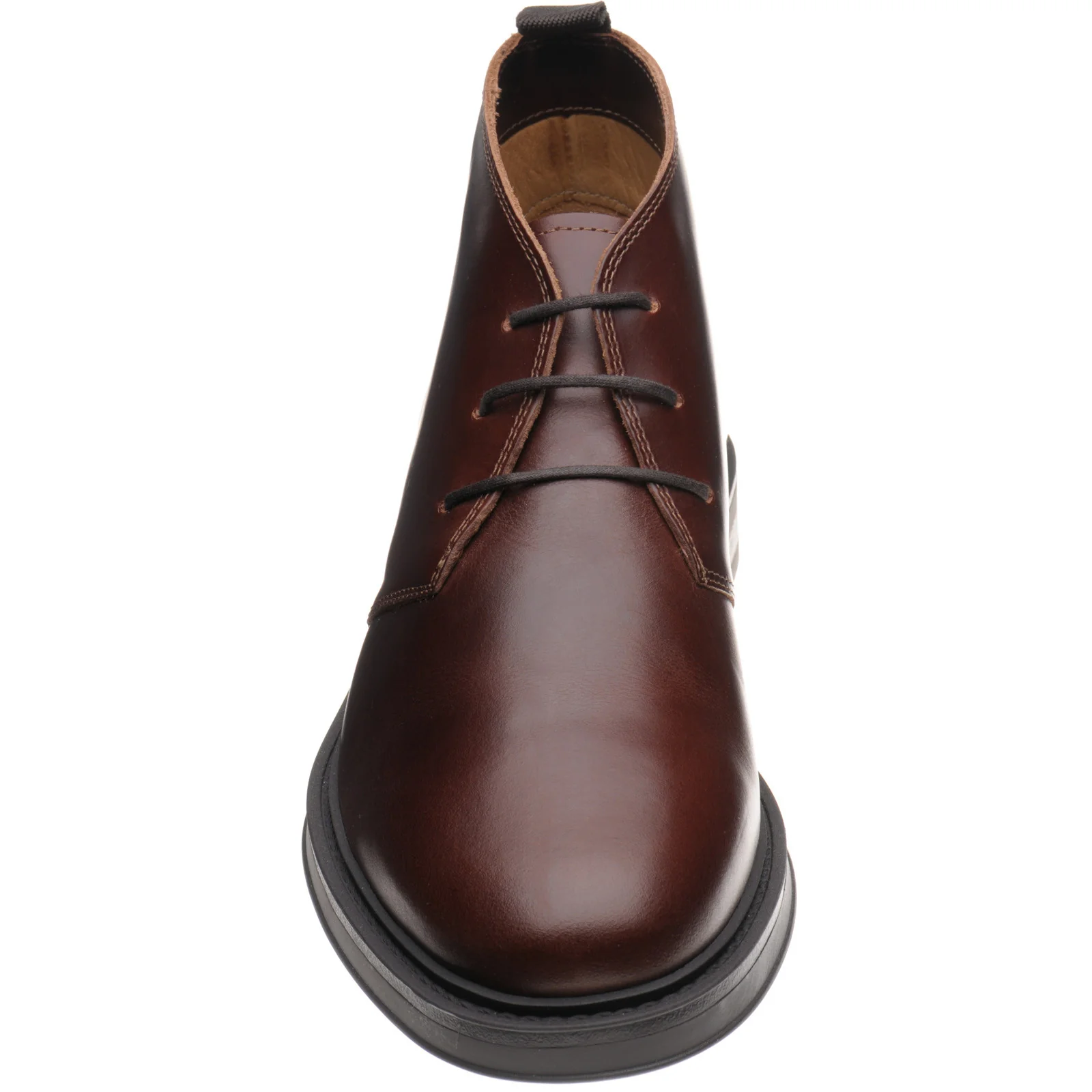 Herring Forge mens rubber-soled Chukka boots in brown calf - Image 2