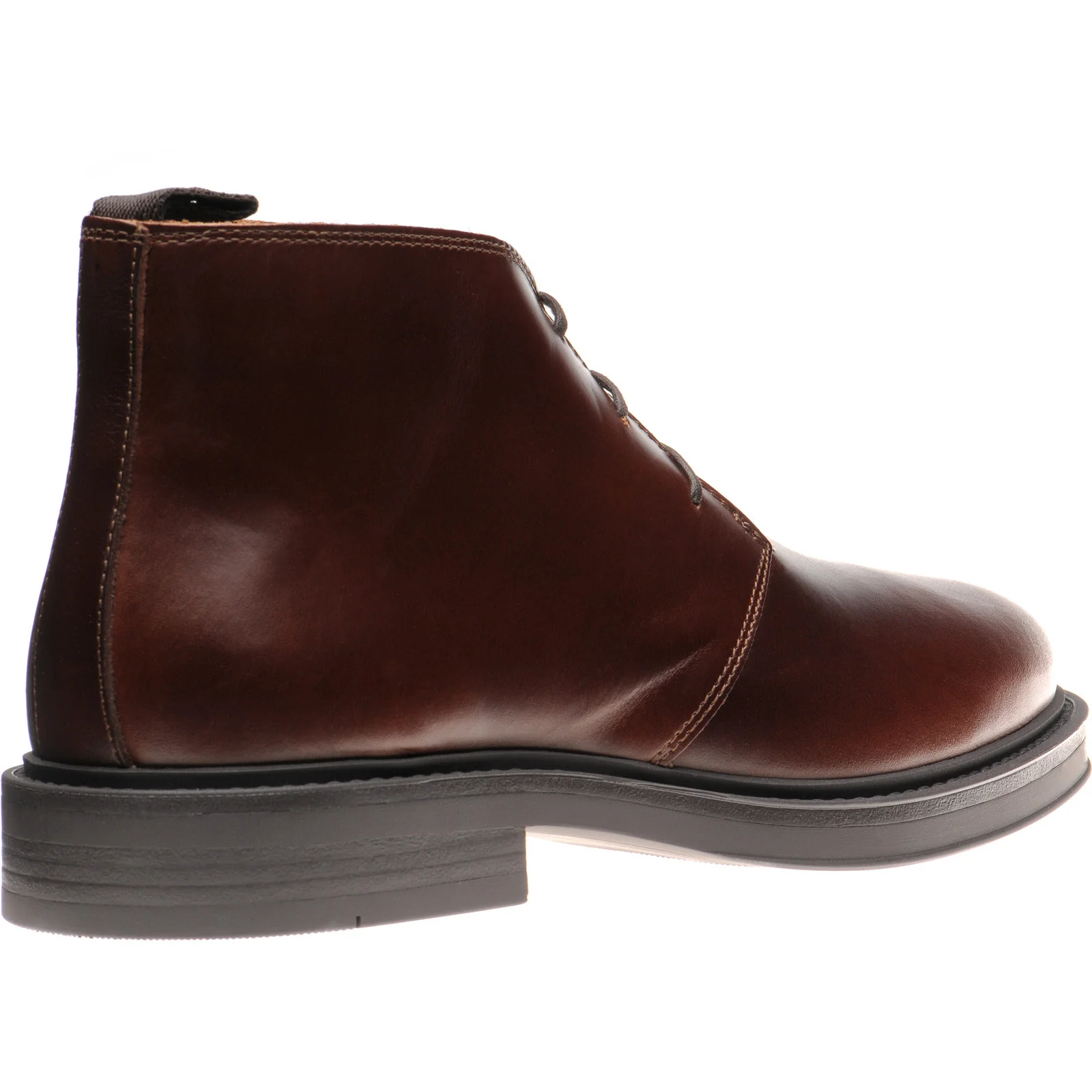 Herring Forge mens rubber-soled Chukka boots in brown calf (second) - Image 4