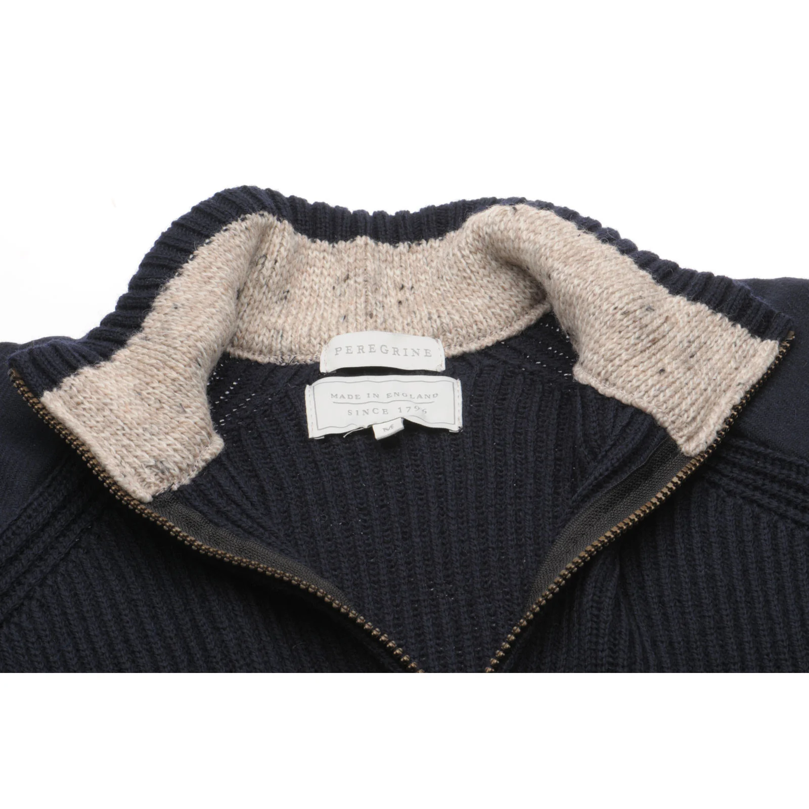 Herring Foxton Zip Jumper by Peregrine in navy - Image 5