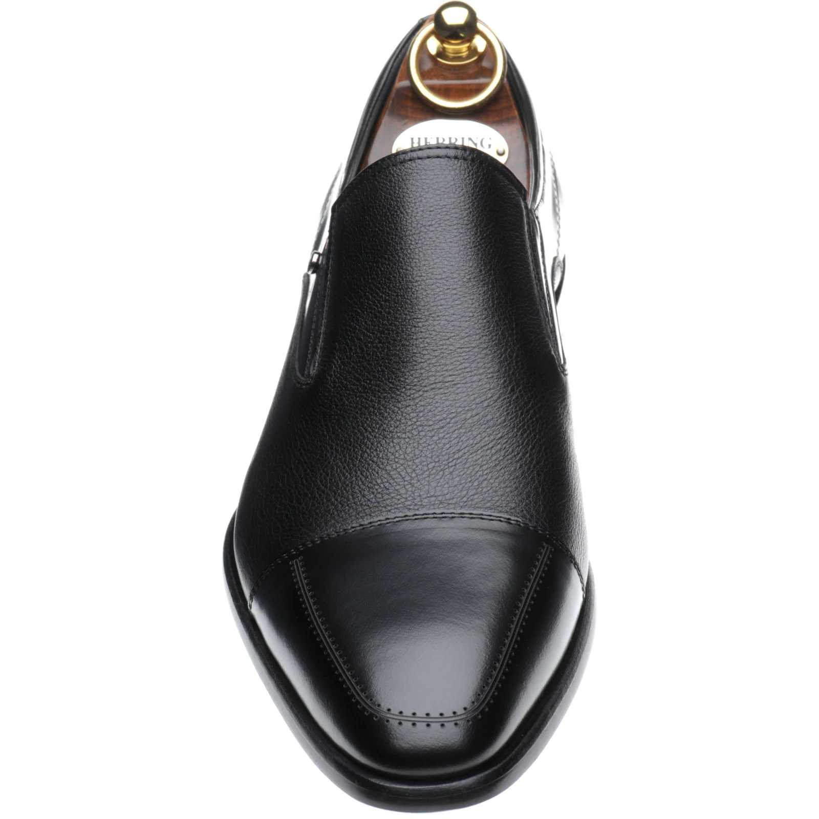 Herring Frederick mens in black calf and polished - Image 2