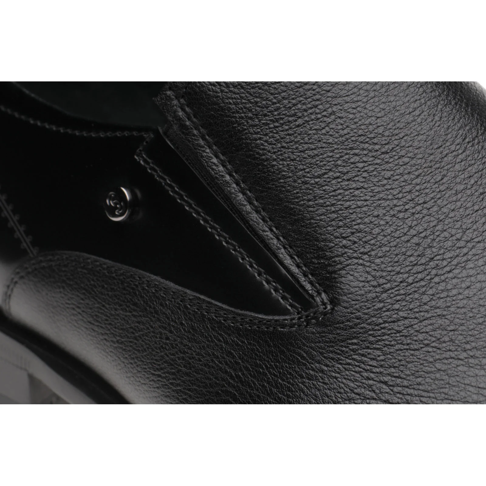 Herring Frederick mens in black calf and polished - Image 4