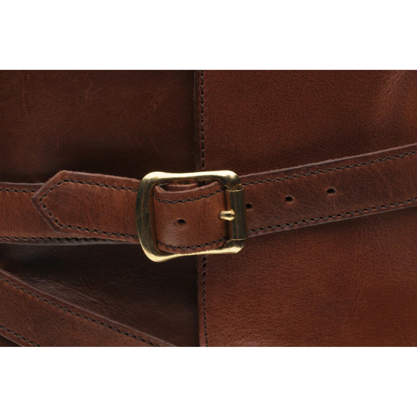 Herring George mens boots in brown waxy - Image 5