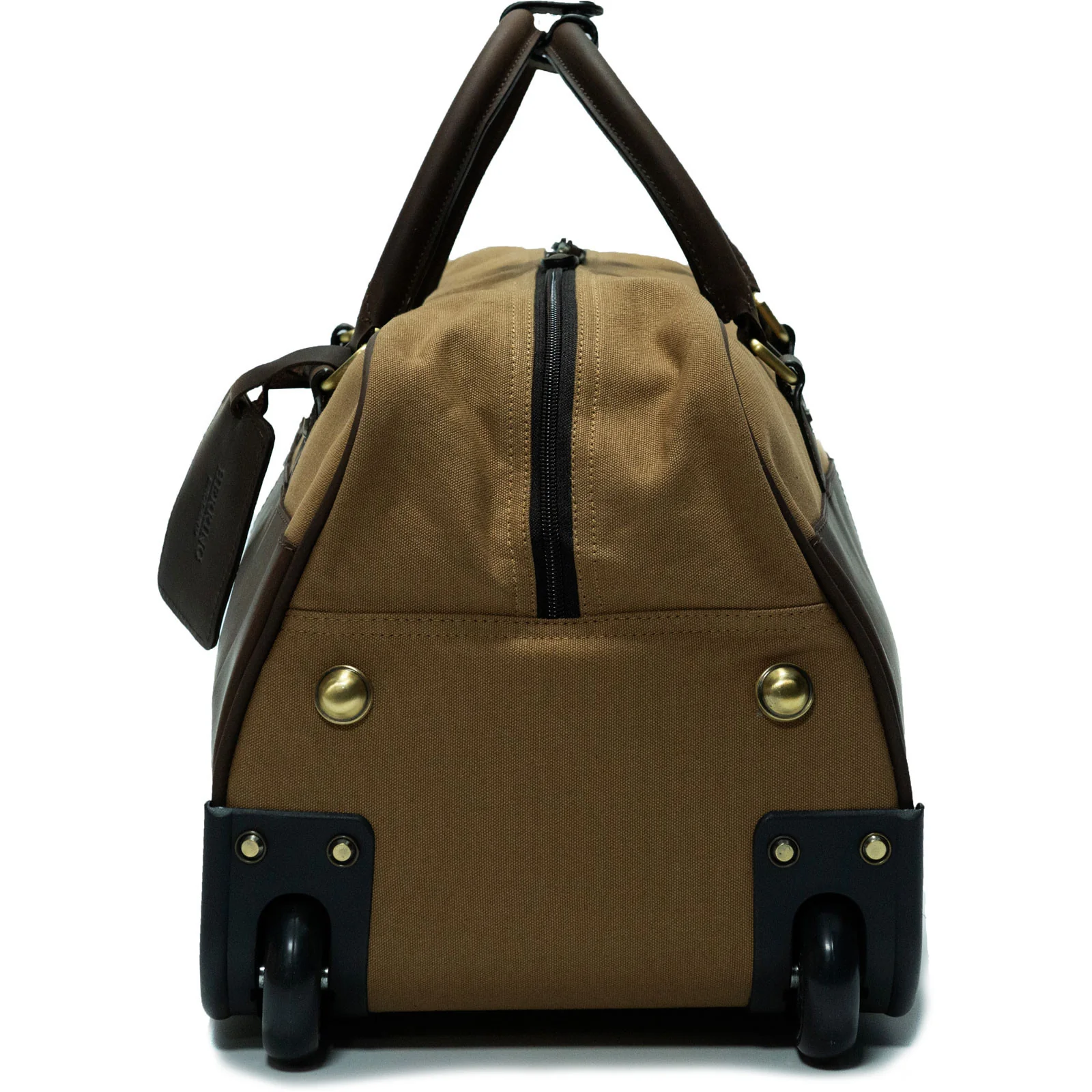 Herring Gladstone Wheeled Case in brown and khaki - Image 2