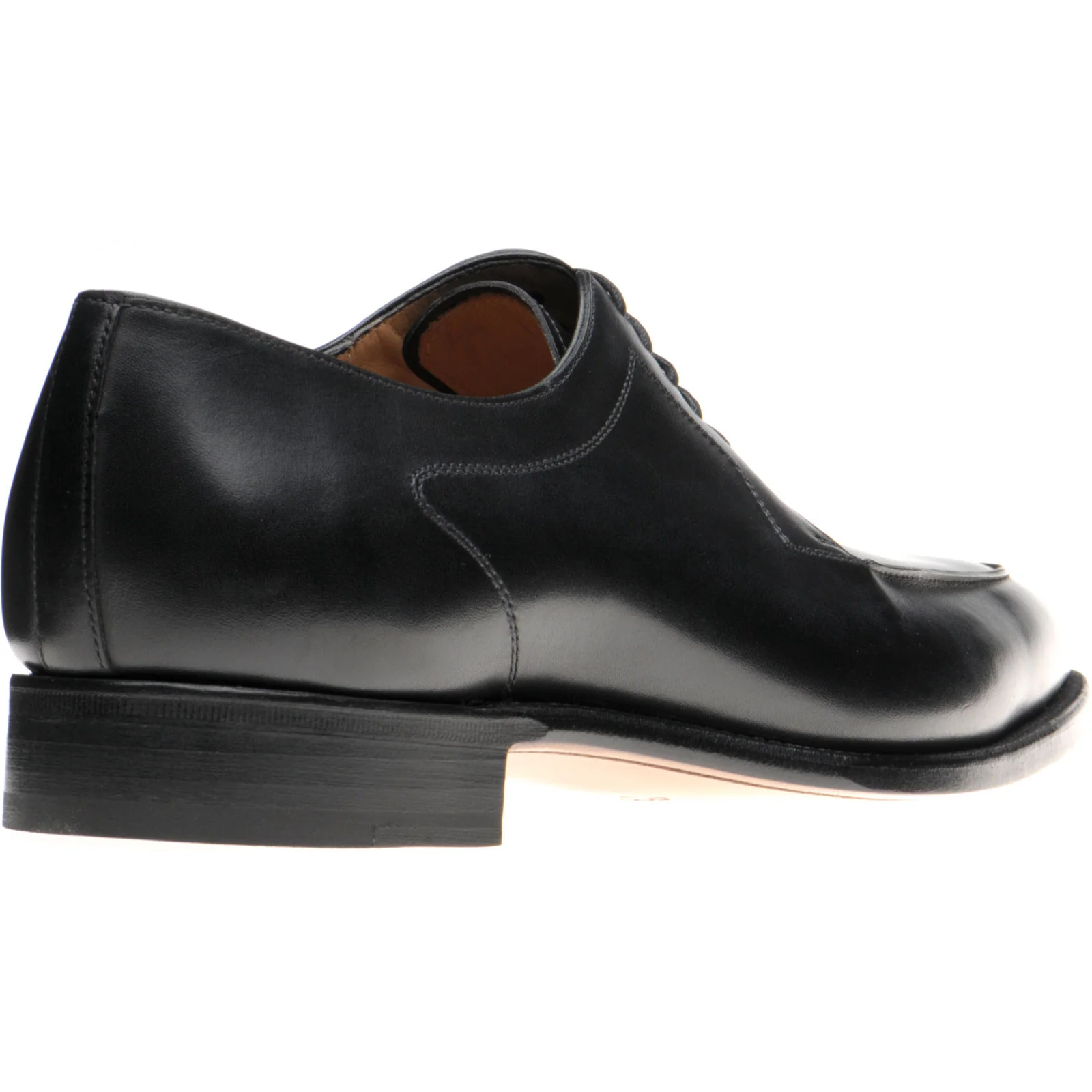 Herring Godwine mens Derby shoes in black calf - Image 4