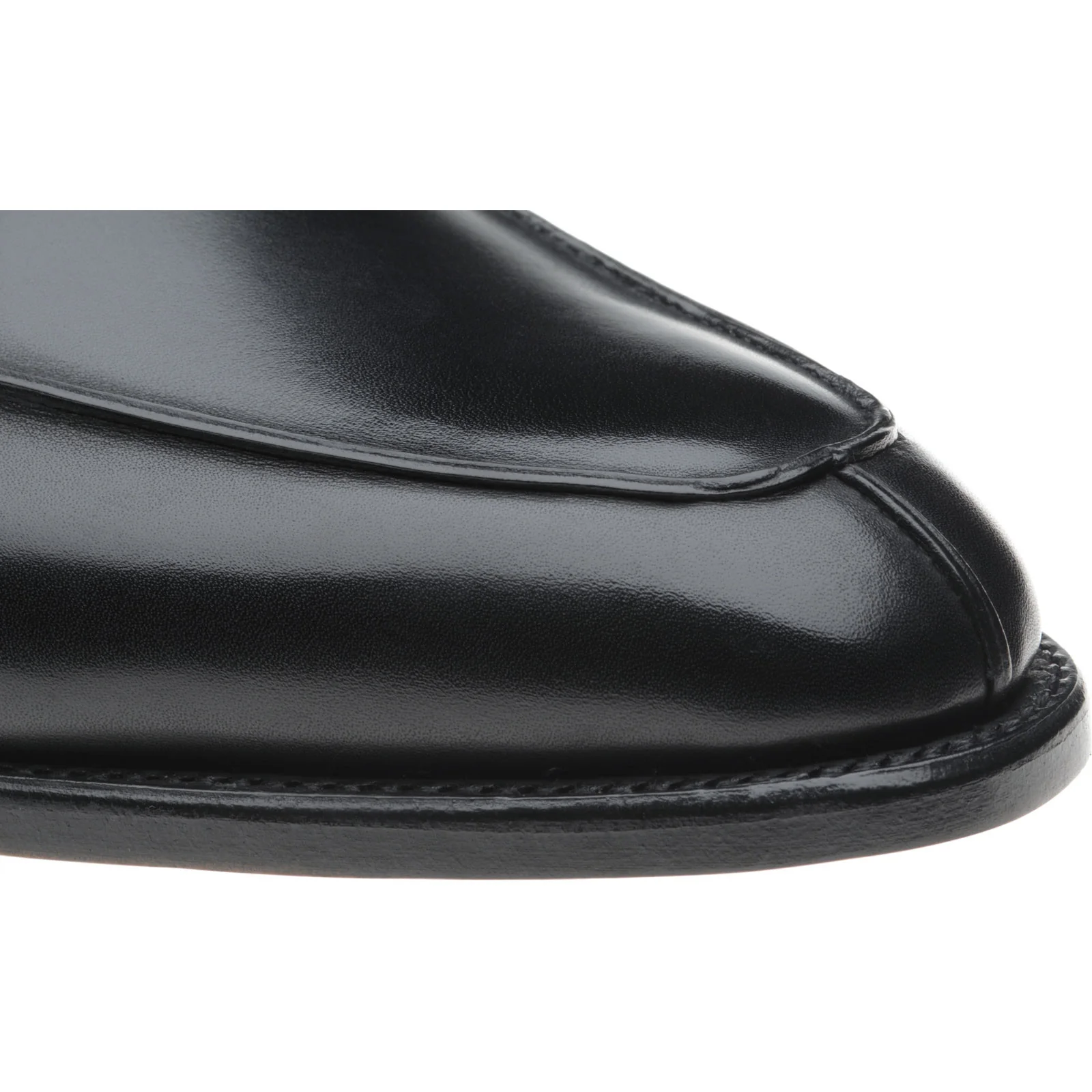 Herring Godwine mens Derby shoes in black calf - Image 5