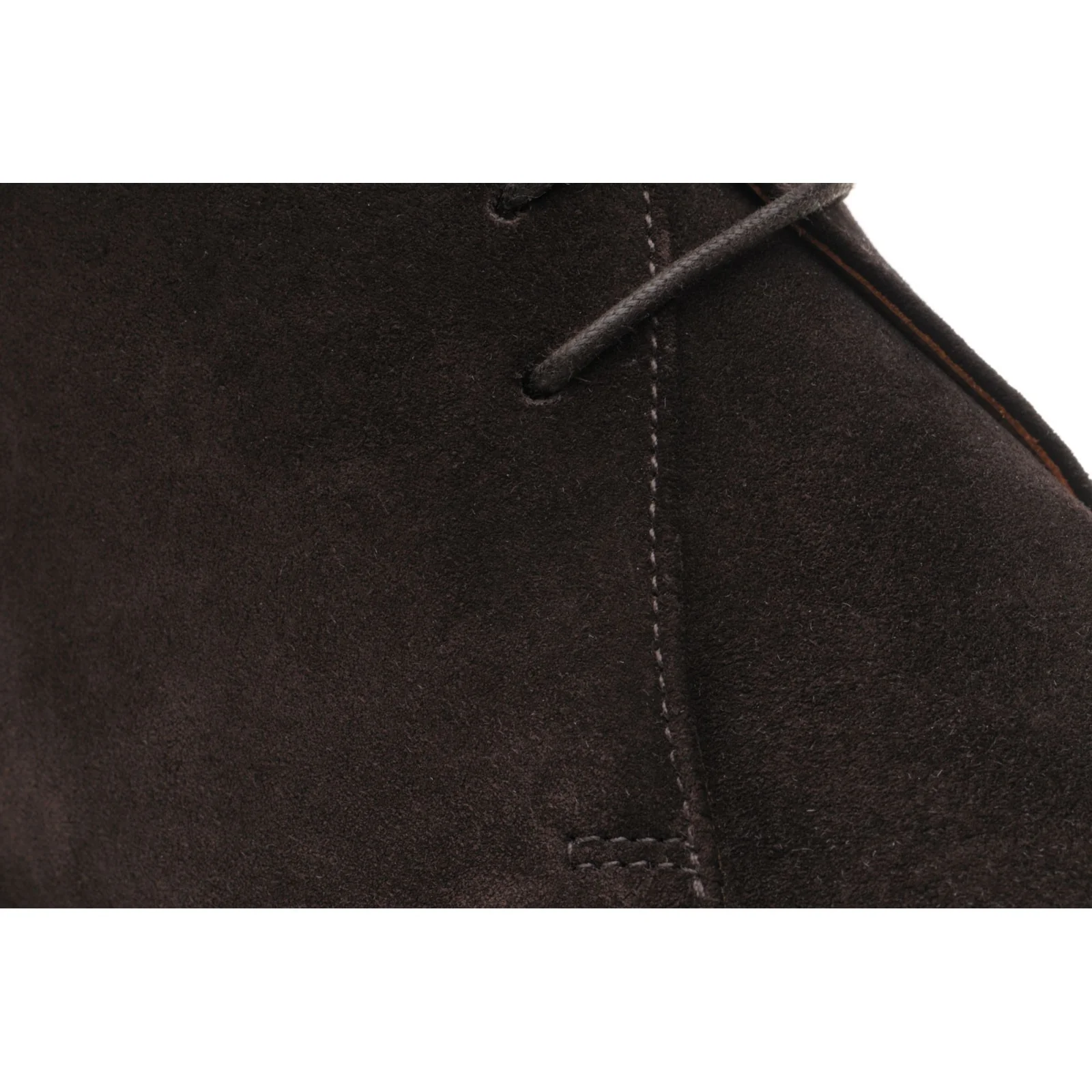Herring Grays Rubber mens rubber-soled Chukka boots in brown suede (second) - Image 4