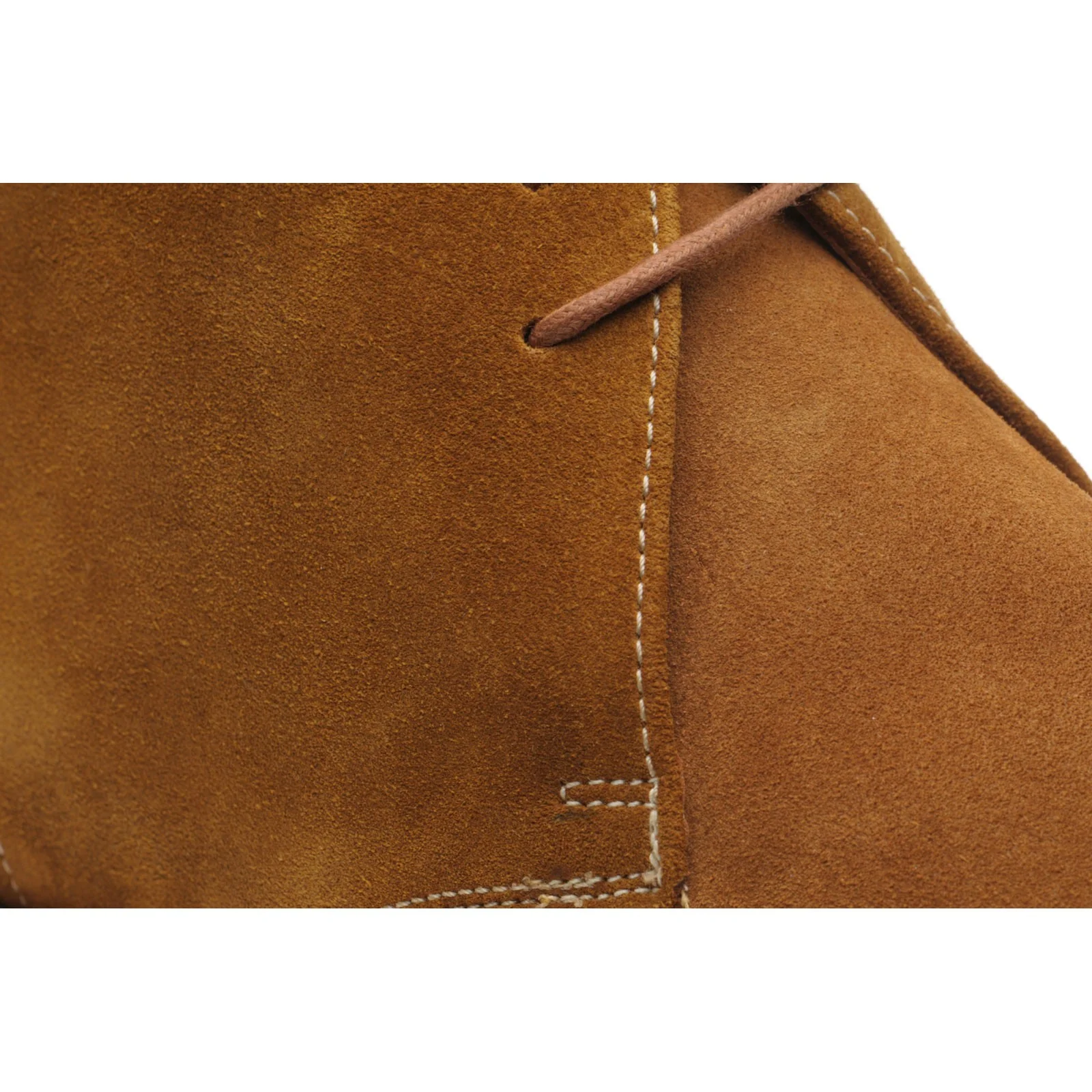Herring Grays Rubber mens rubber-soled Chukka boots in ginger suede - Image 4