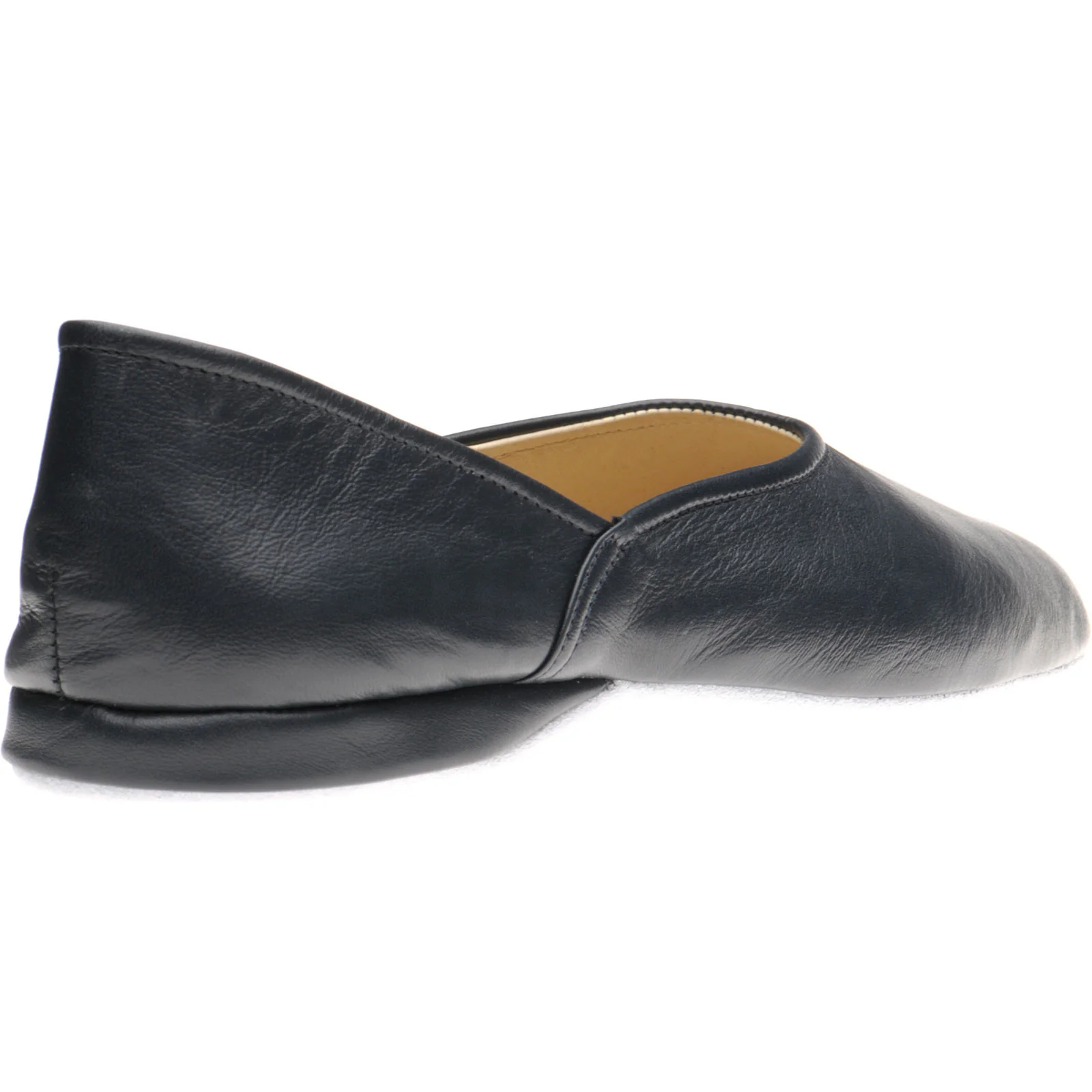 Herring Grecia mens slippers in navy kid - Image 4